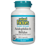 Natural Factors Natural Factors Acidophilus & Bifidus 10 Billion 180 caps