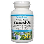 Natural Factors Natural Factors Flaxseed Oil 1000mg 90 softgels