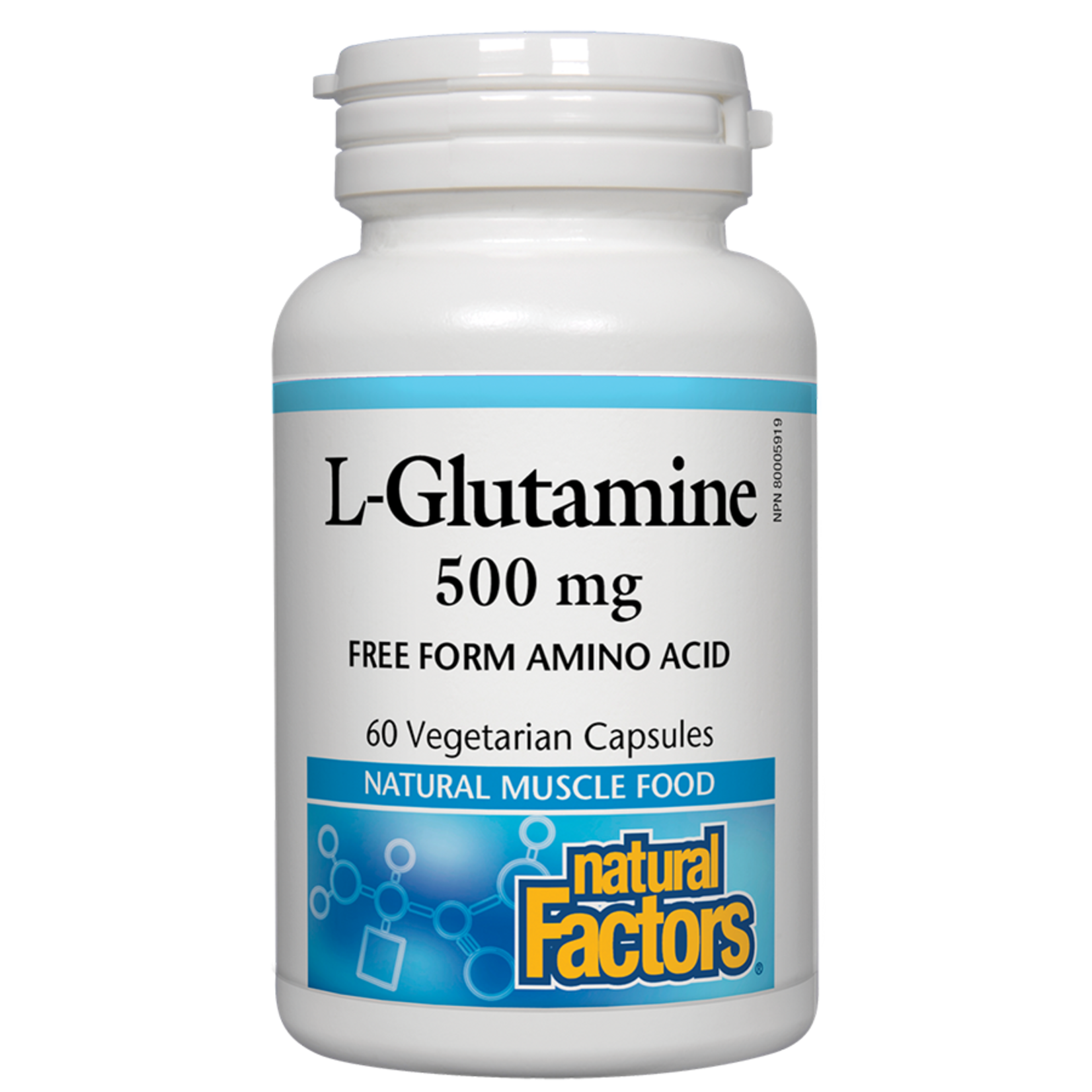 Natural Factors Natural Factors L-Glutamine 500mg 60 caps