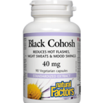 Natural Factors Natural Factors Black Cohosh 40mg 90 caps