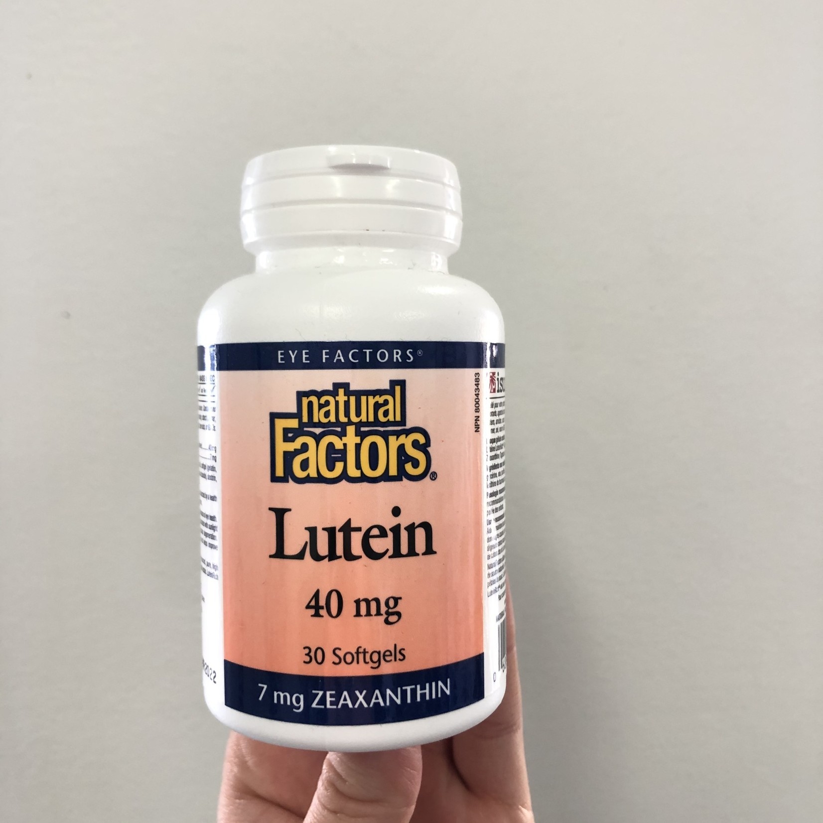 Natural Factors Natural Factors Lutein 40mg 30 softgels