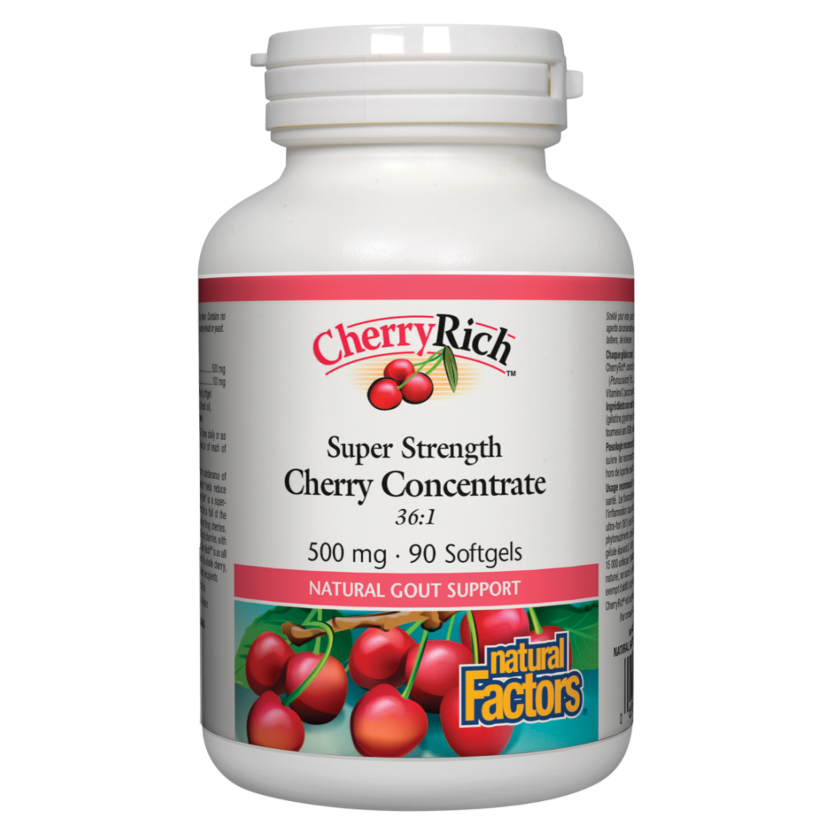 Natural Factors Natural Factors Cherry Concentrate 500mg 90 softgels