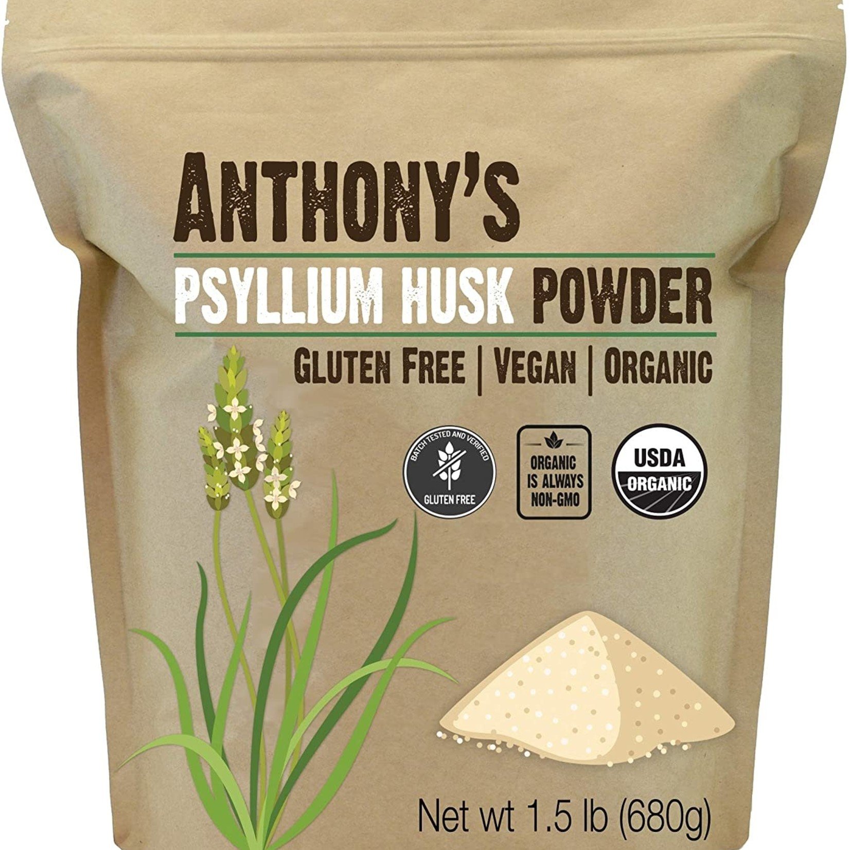 Anthony's Goods Anthony’s Psyllium Husks 1.5 lbs