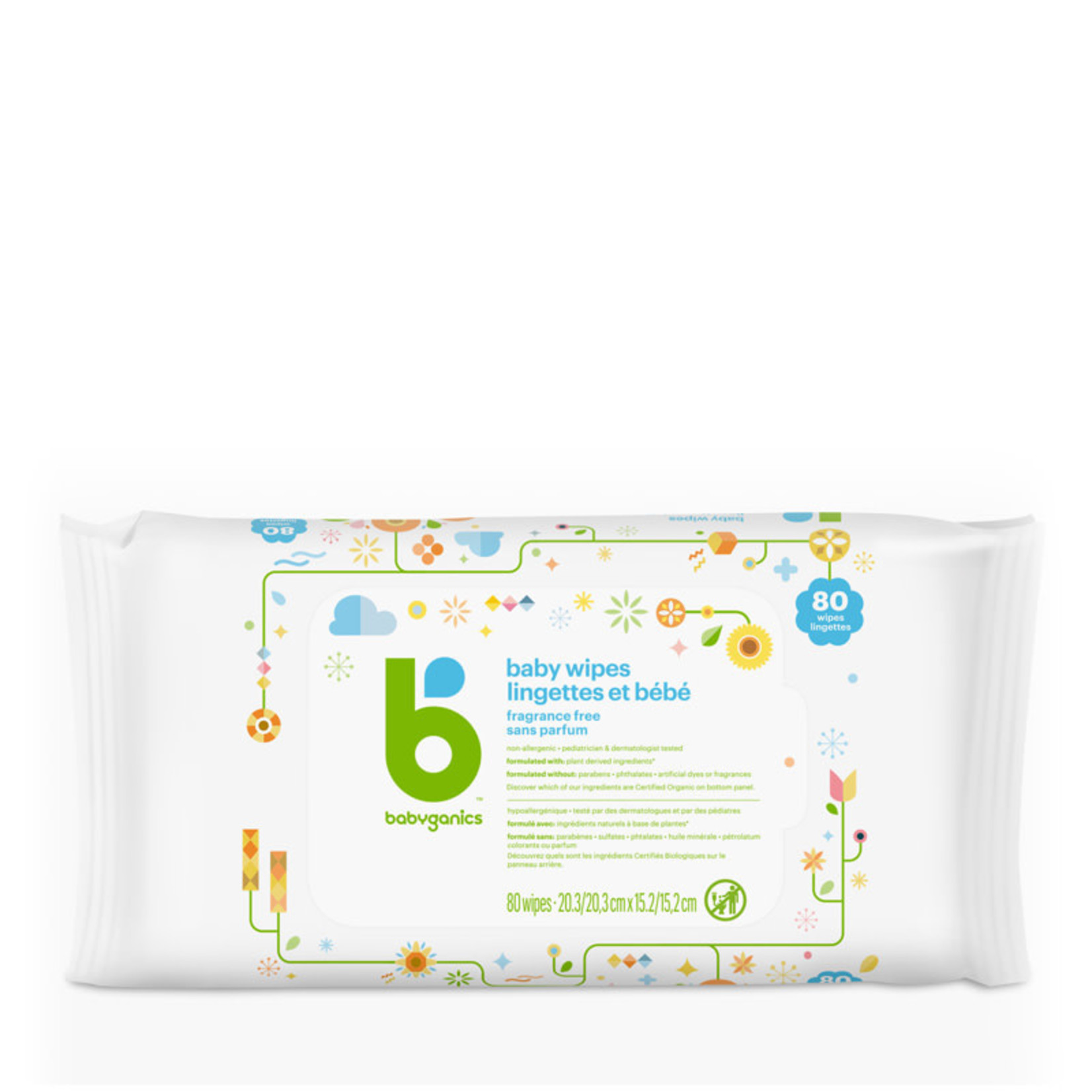 Babyganics Babyganics Baby Wipes 80 count