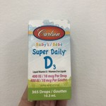 Carlson Carlson Super Daily D3 for Baby 10.3 ml