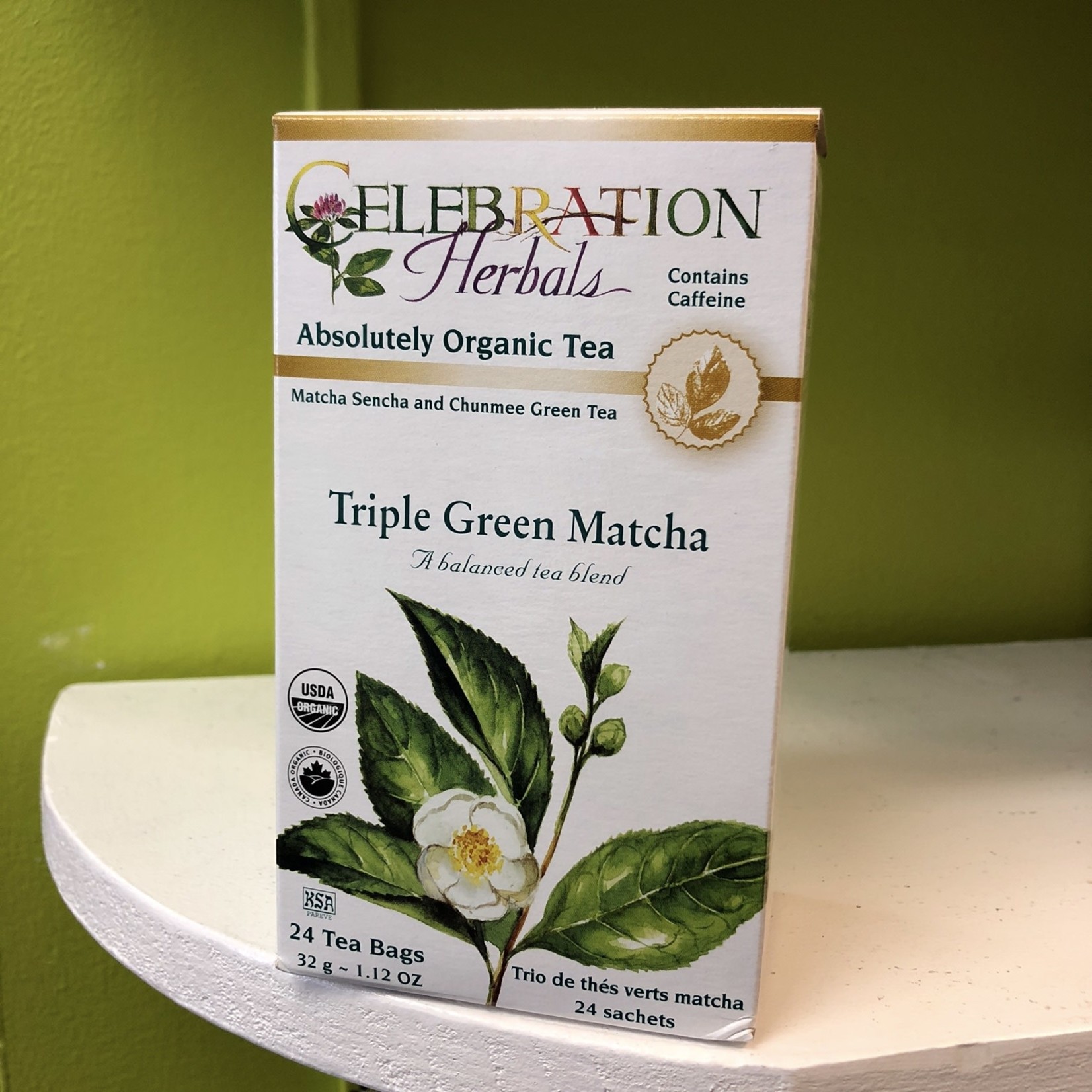 Celebration Herbals Celebration Herbals Triple Green Matcha Tea 24 Tea Bags