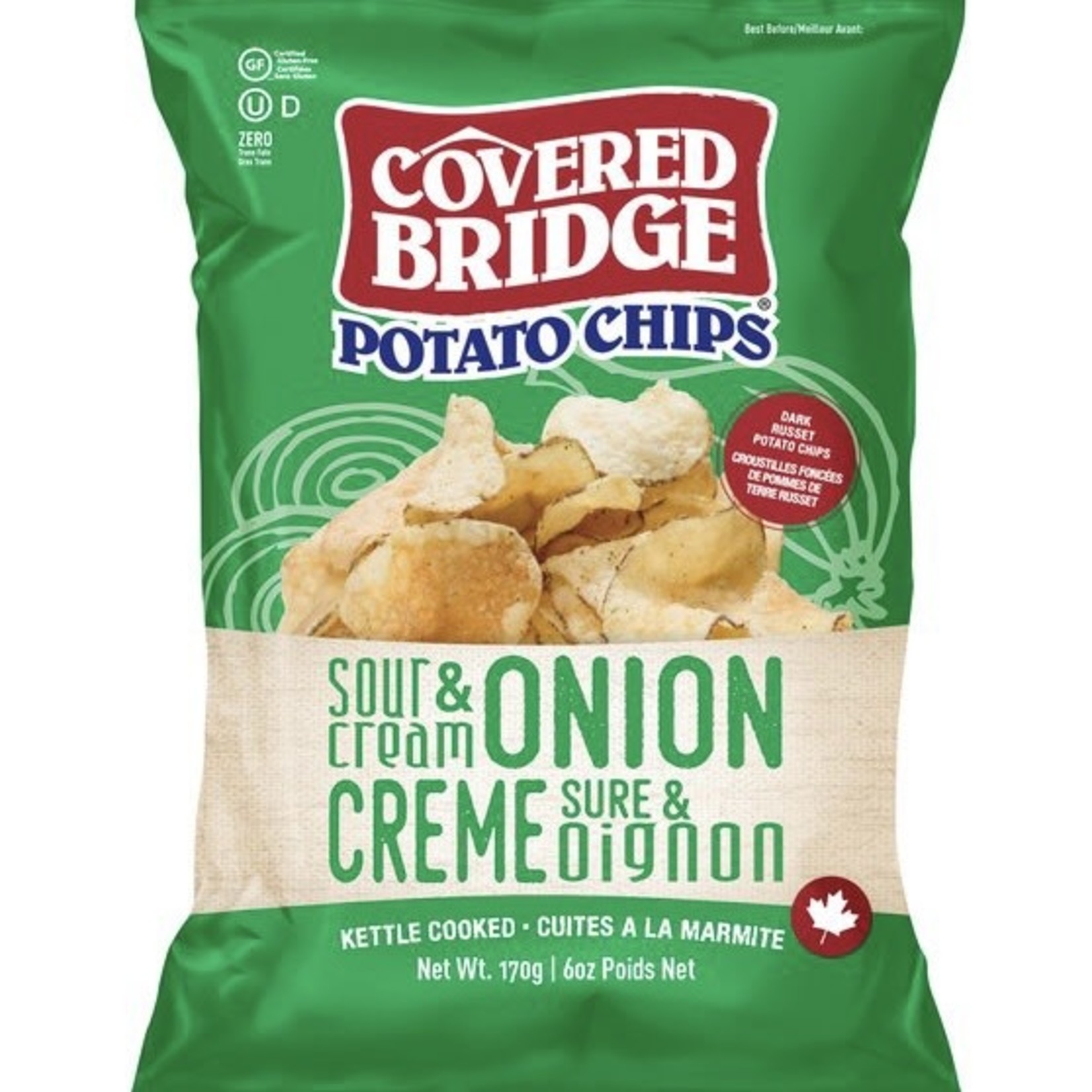 Covered Bridge Covered Bridge Sour Cream & Onion Potato Chips