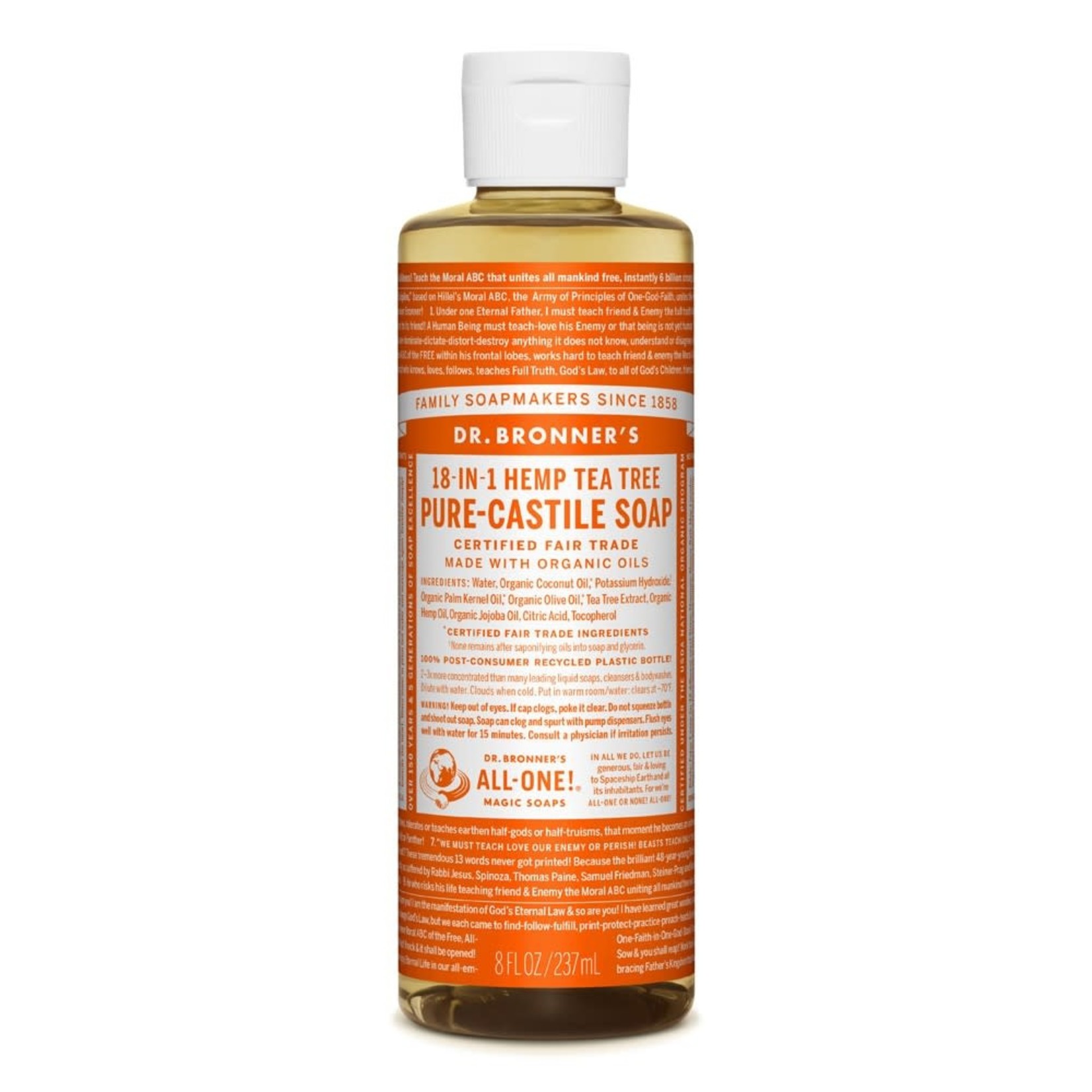 Dr. Bronner's Dr. Bronner’s Tea Tree Castile Soap 237ml