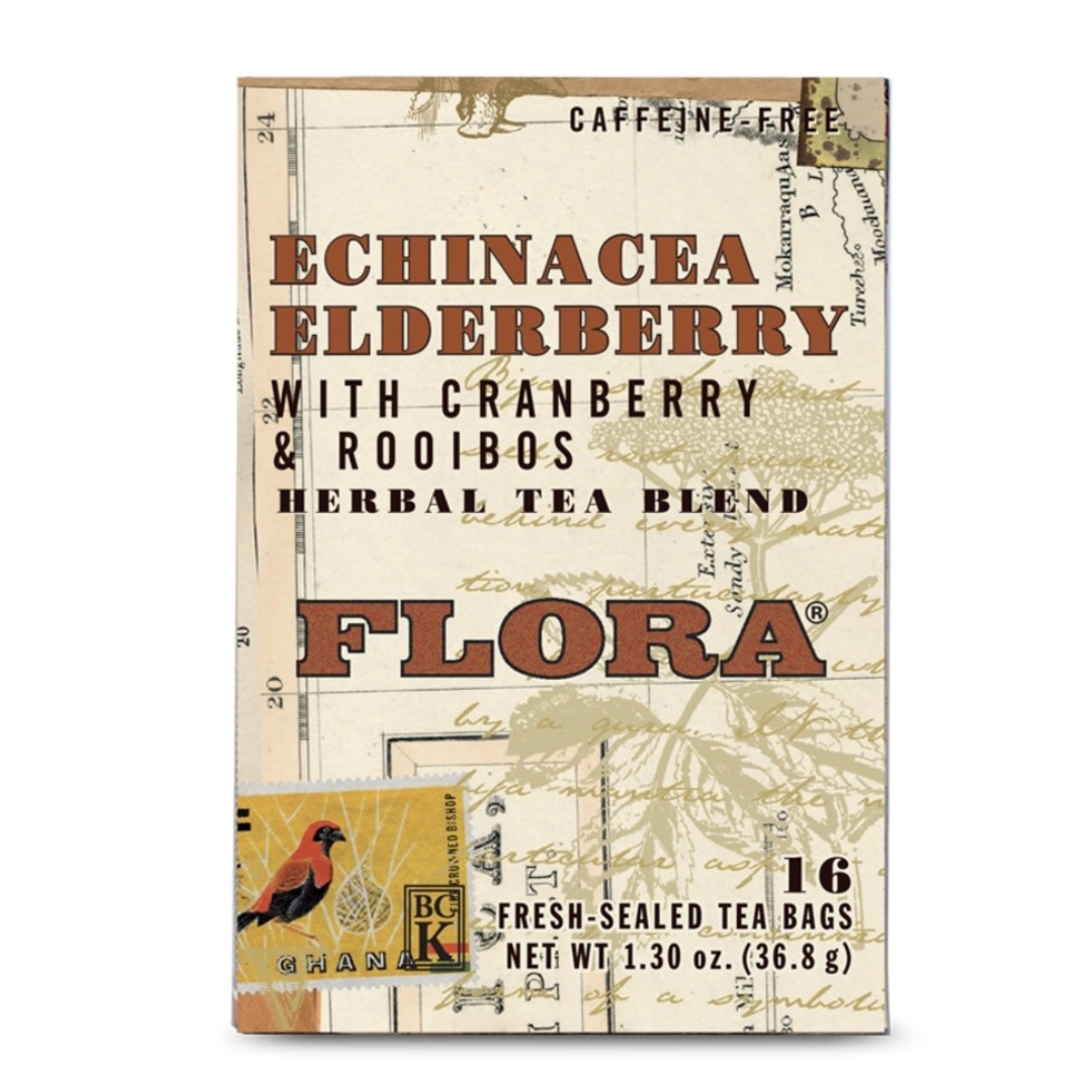 Flora Flora Echinacea Elderberry Tea 16 Tea Bags