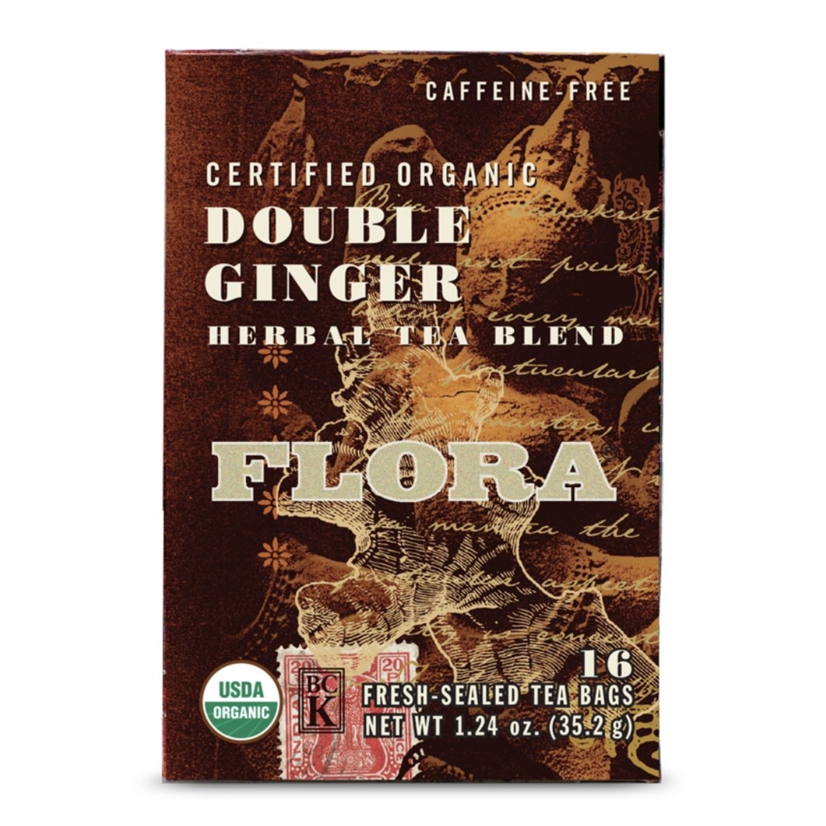 Flora Flora Double Ginger Tea 16 Tea Bags