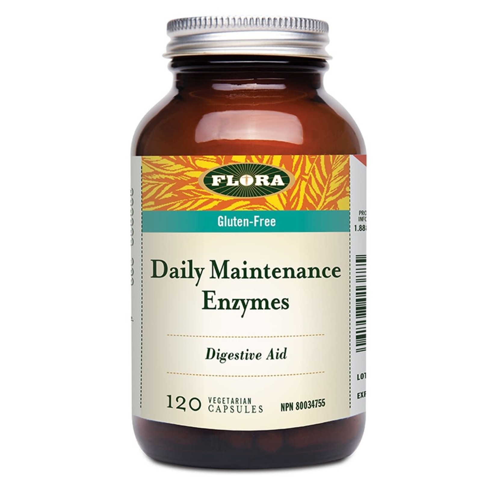 Flora Flora Daily Maintenance Enzymes 120 caps