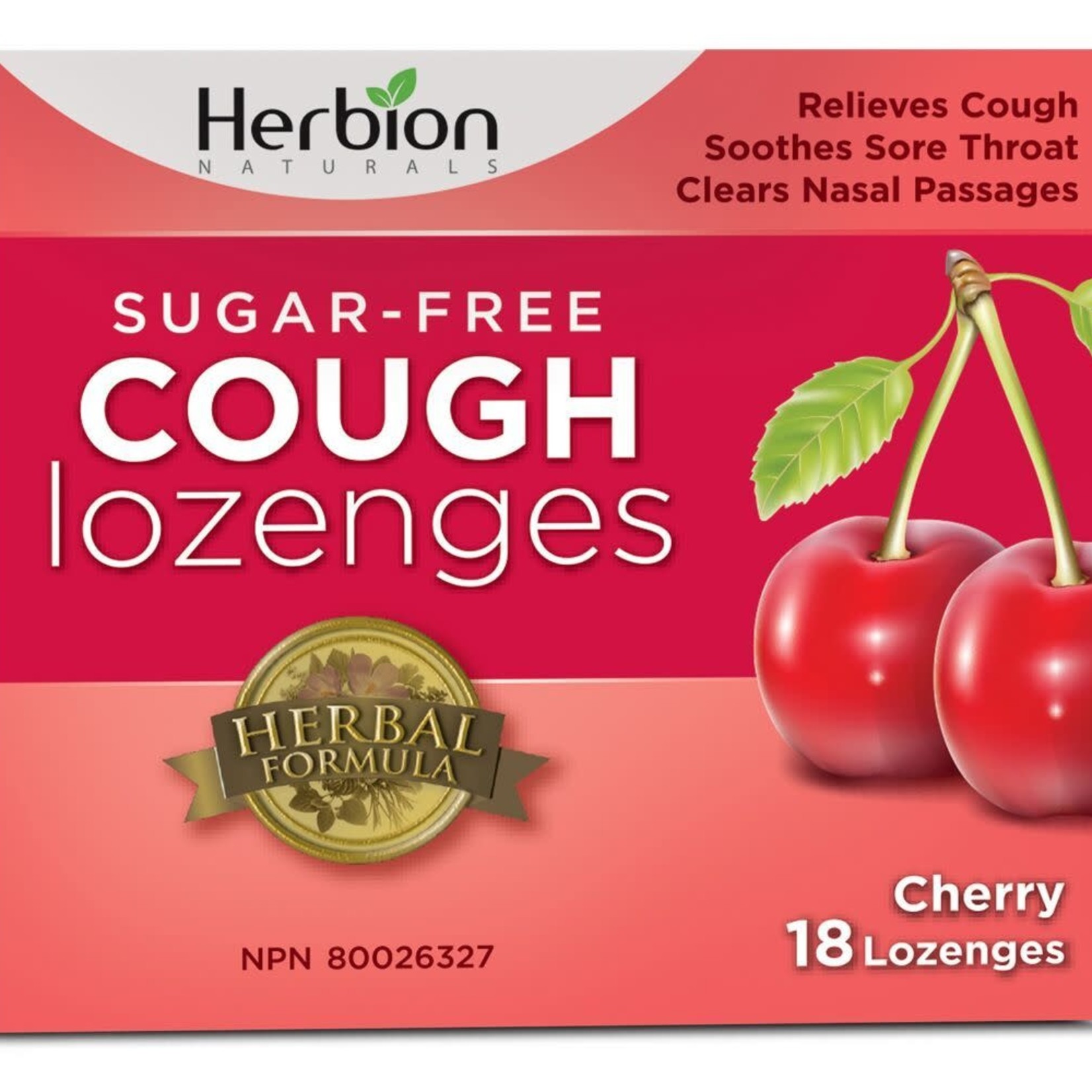 Herbion Herbion  Cherry Cough Lozenges 18ct