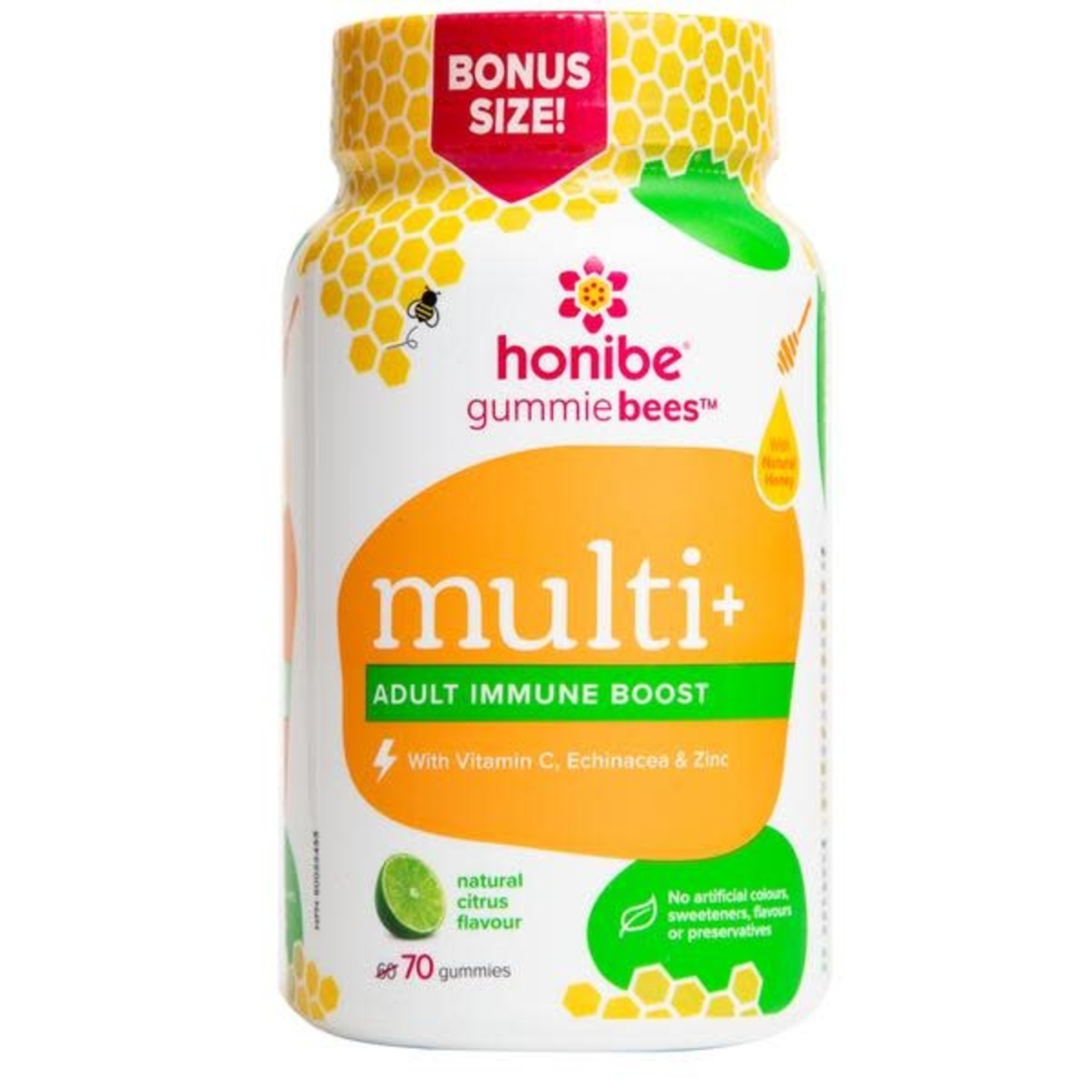 Honibe Honibe Adult Immune Boost Multi+ Gummies 70ct