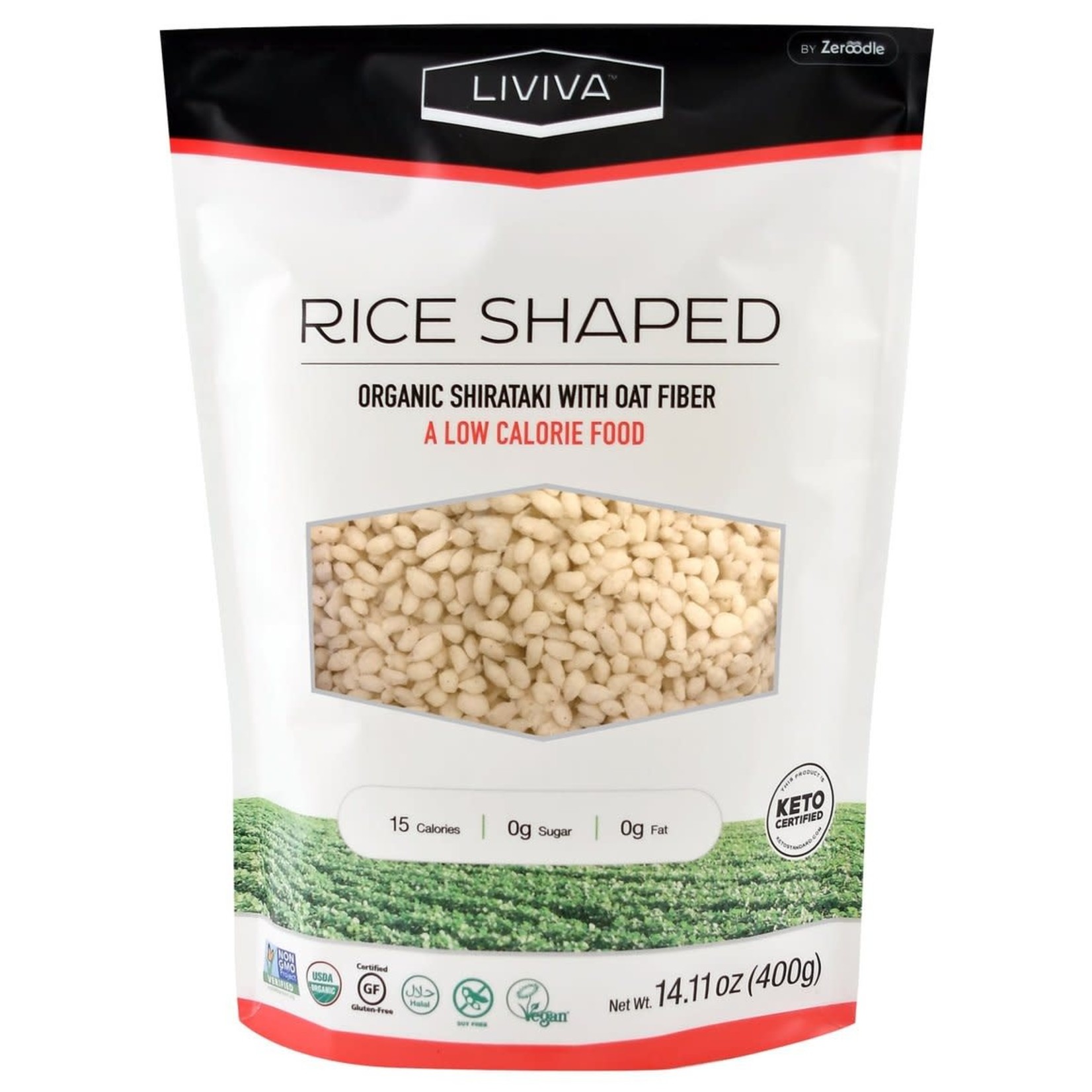 Liviva Liviva Shirataki Rice Shaped with Oat Fiber