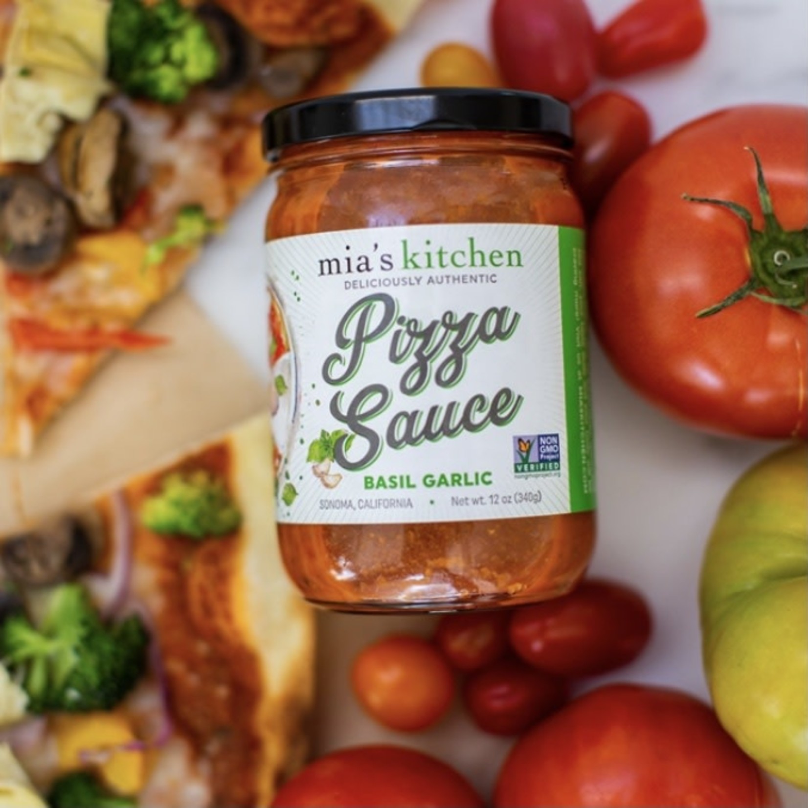 Mia’s Kitchen Mia’s Kitchen Basil Garlic Pizza Sauce 340ml