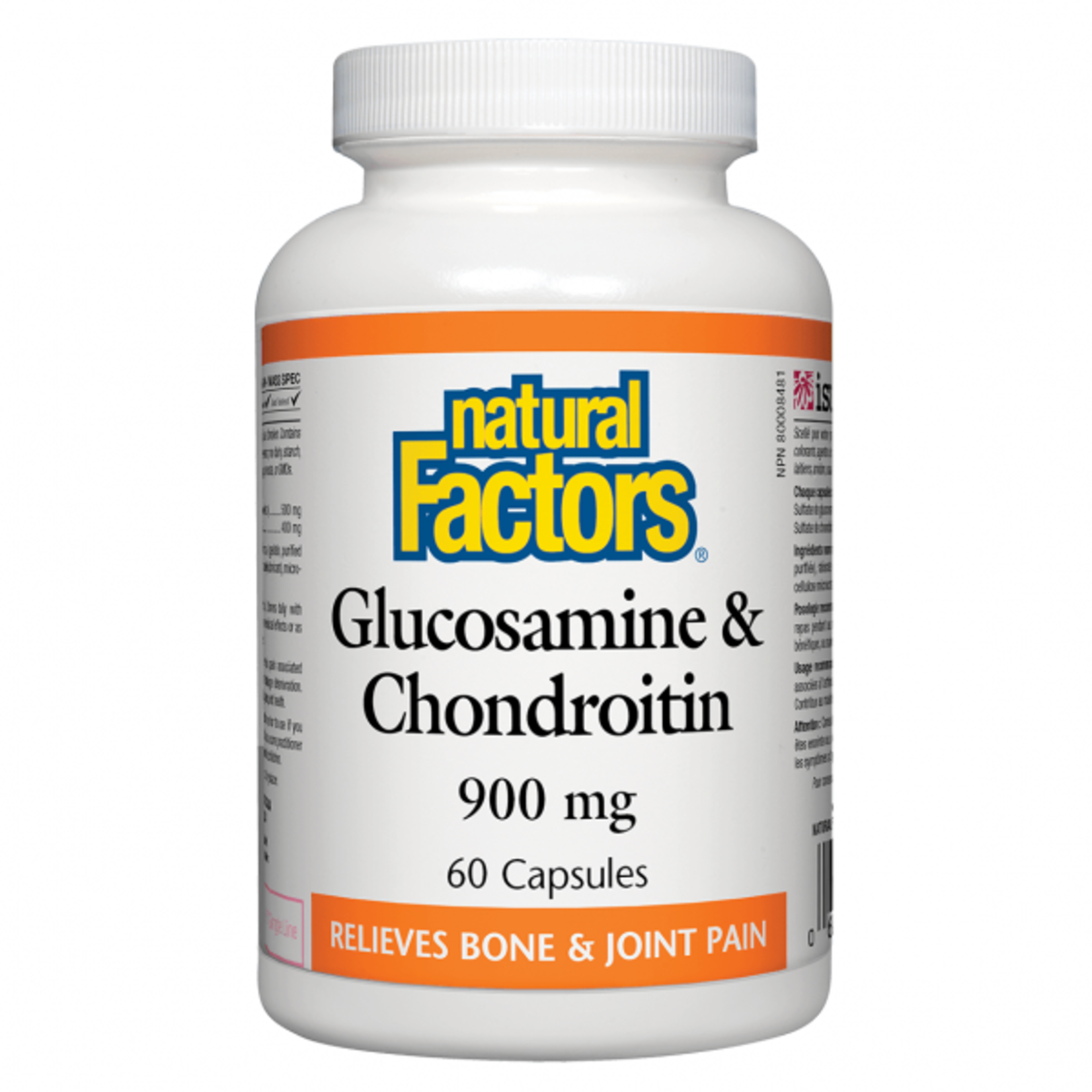 Natural Factors Natural Factors Glucosamine & Chondroitin 60 caps