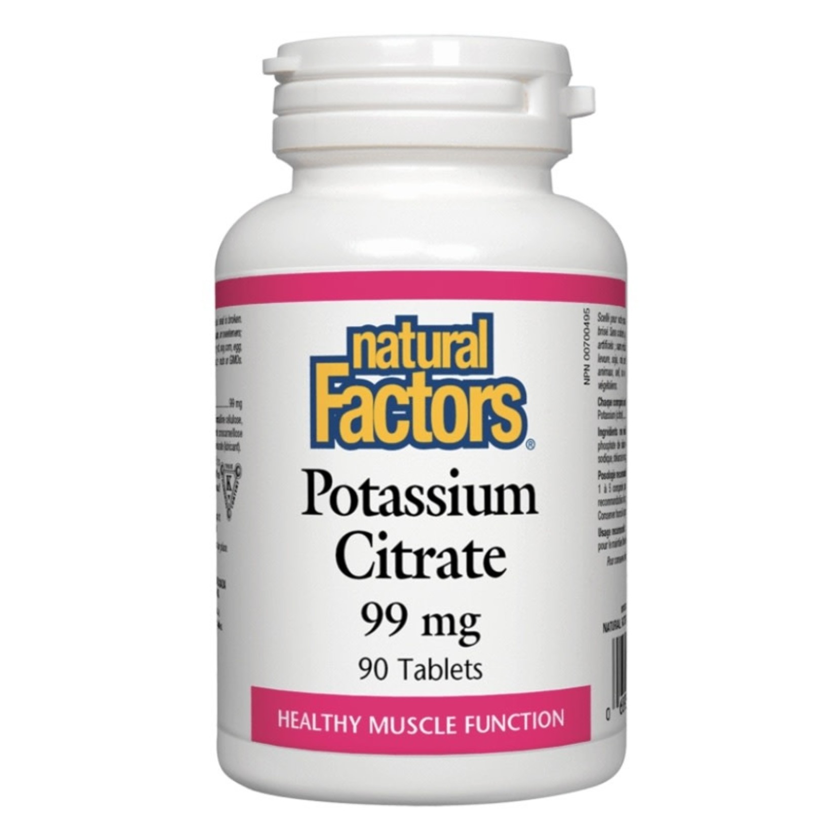 Natural Factors Natural Factors Potassium Citrate 99mg 90 tabs