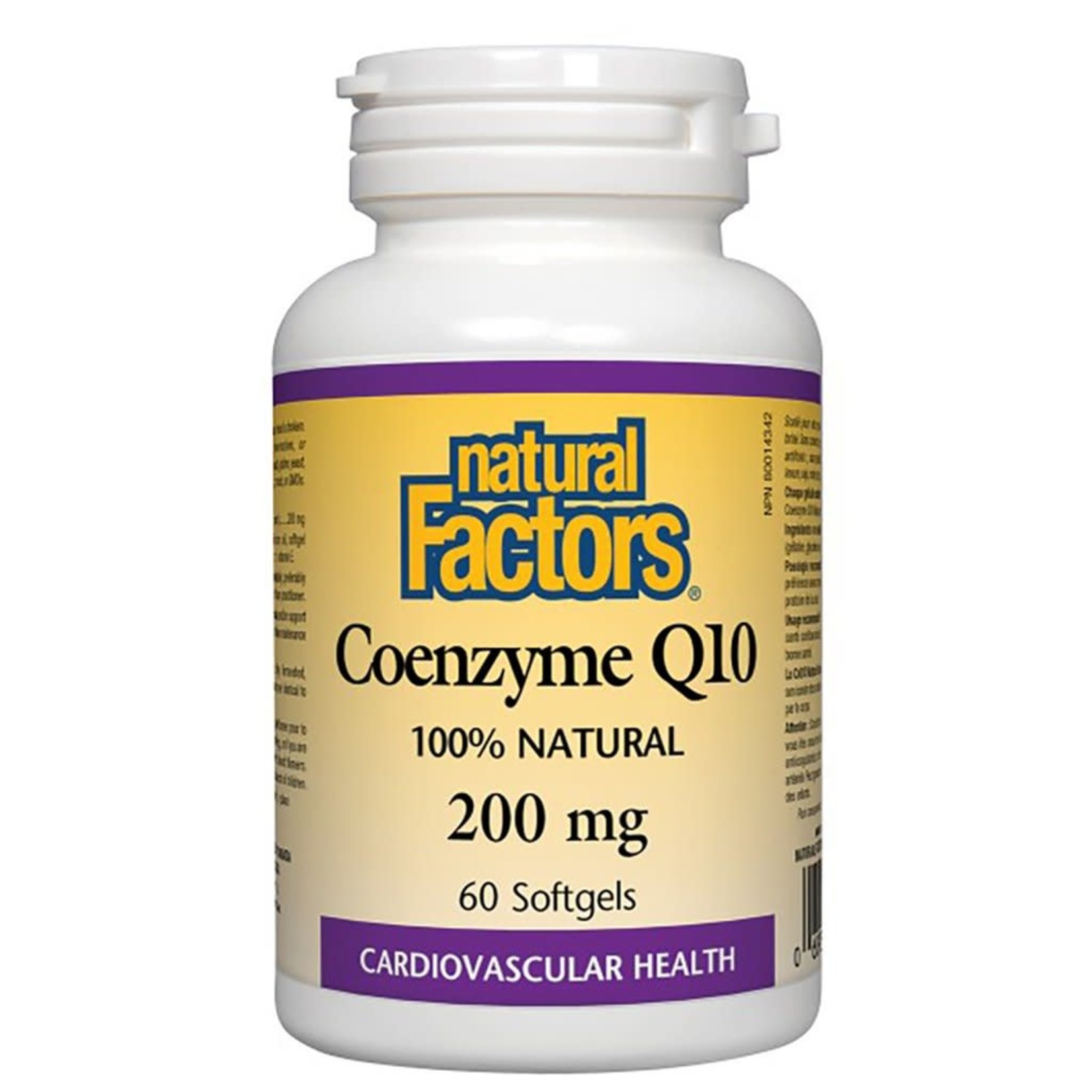 Natural Factors Natural Factors Coenzyme Q10 200mg 60 softgels