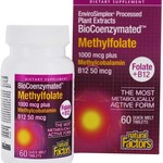 Natural Factors Natural Factors Methylfolate Folate + B12 60 tabs