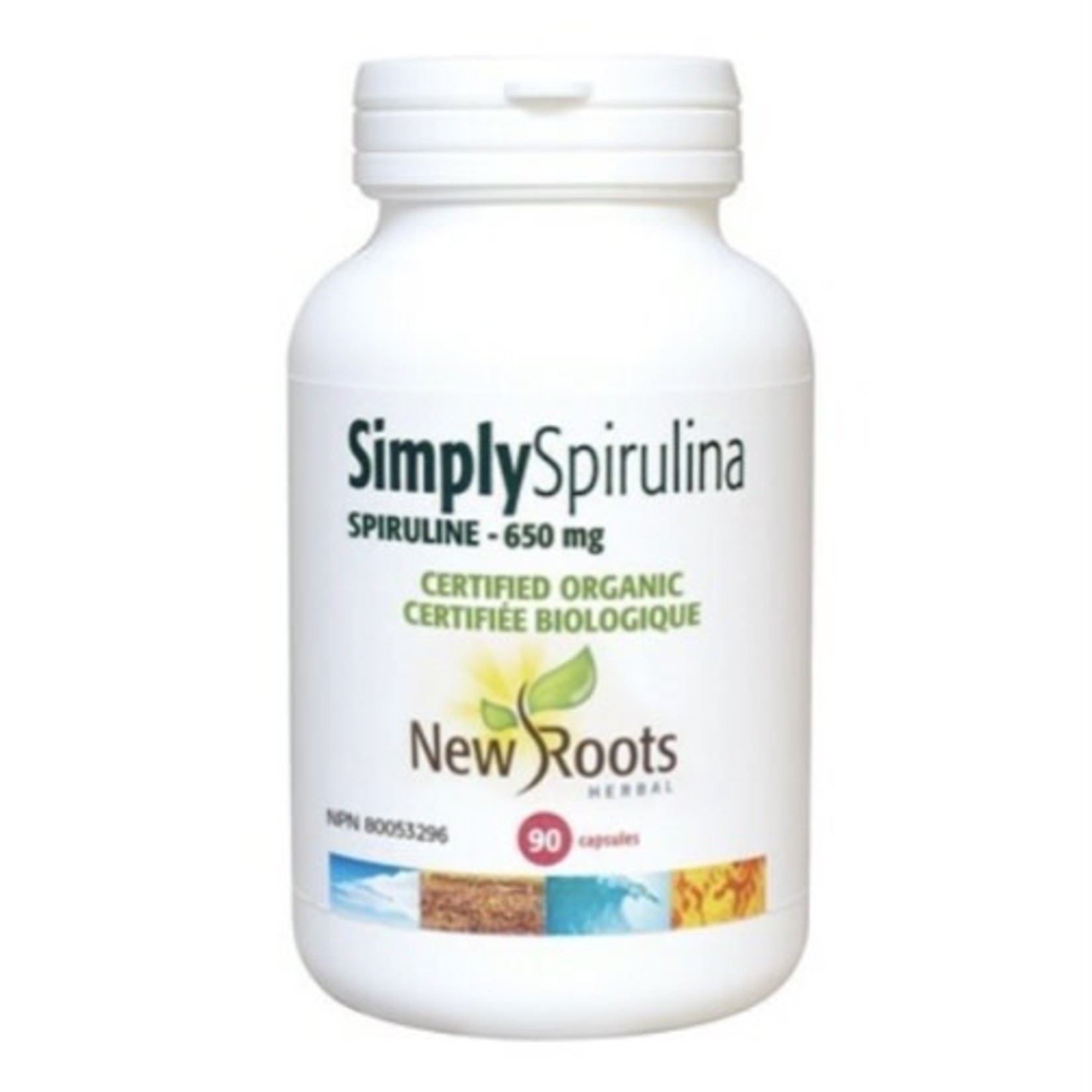 New Roots New Roots Simply Spirulina 650mg 90 caps