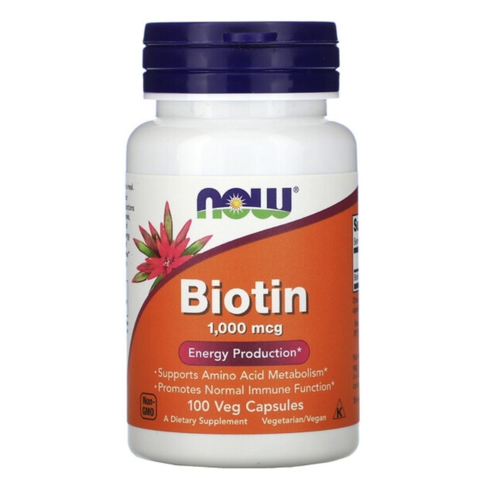 Now Now Biotin 1000mcg 100 caps