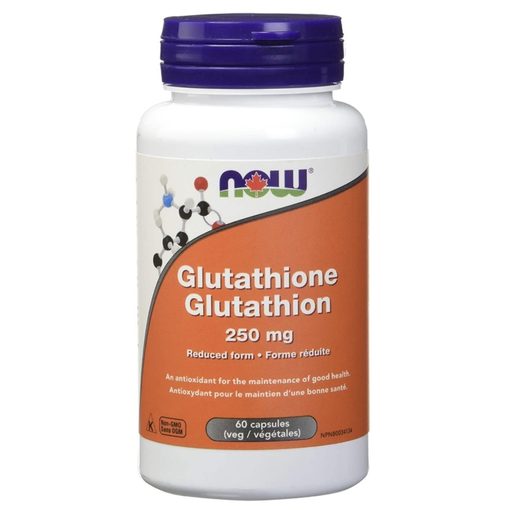 Now Now Glutathione 250mg 60 caps