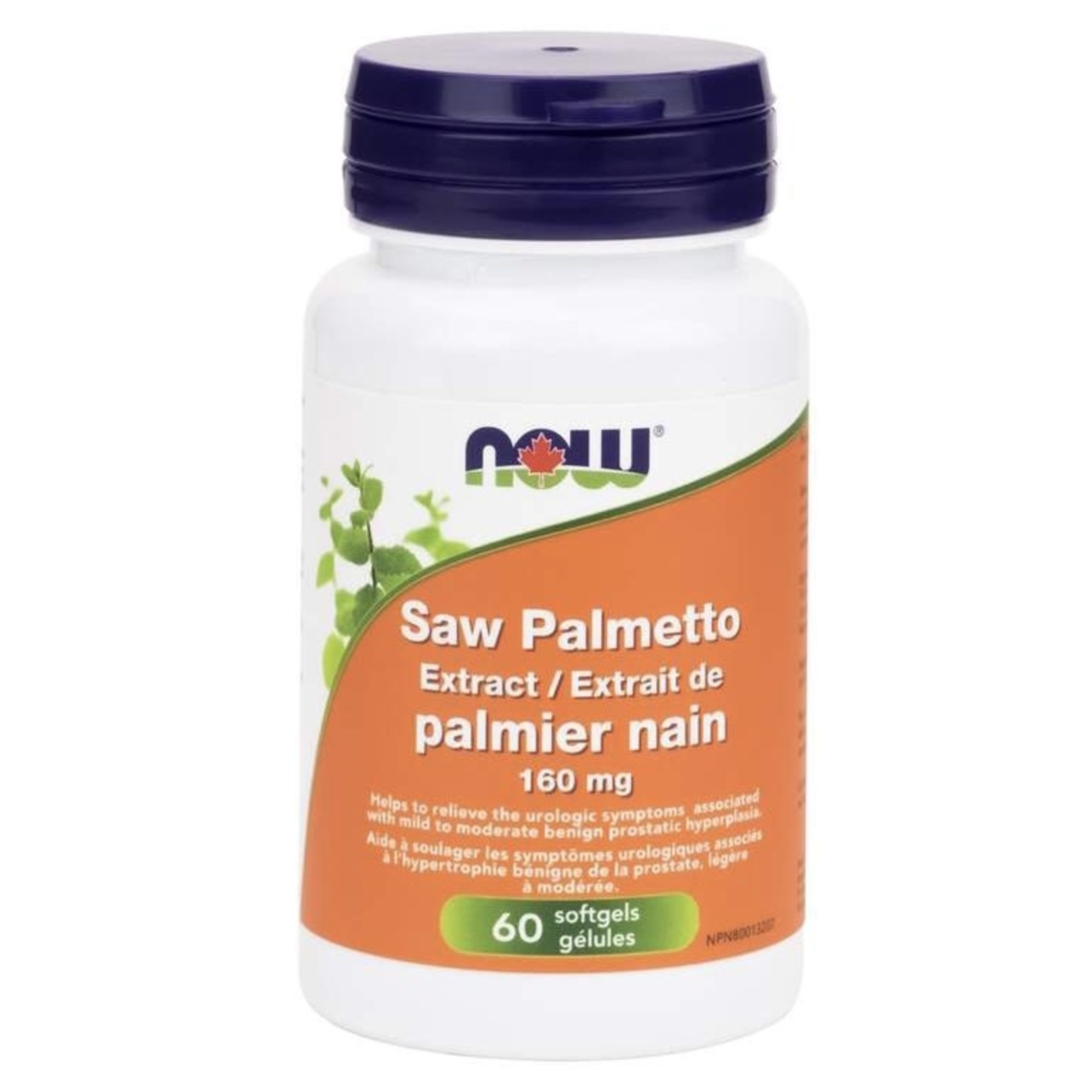Now Now Saw Palmetto Extract 160mg 60 softgels