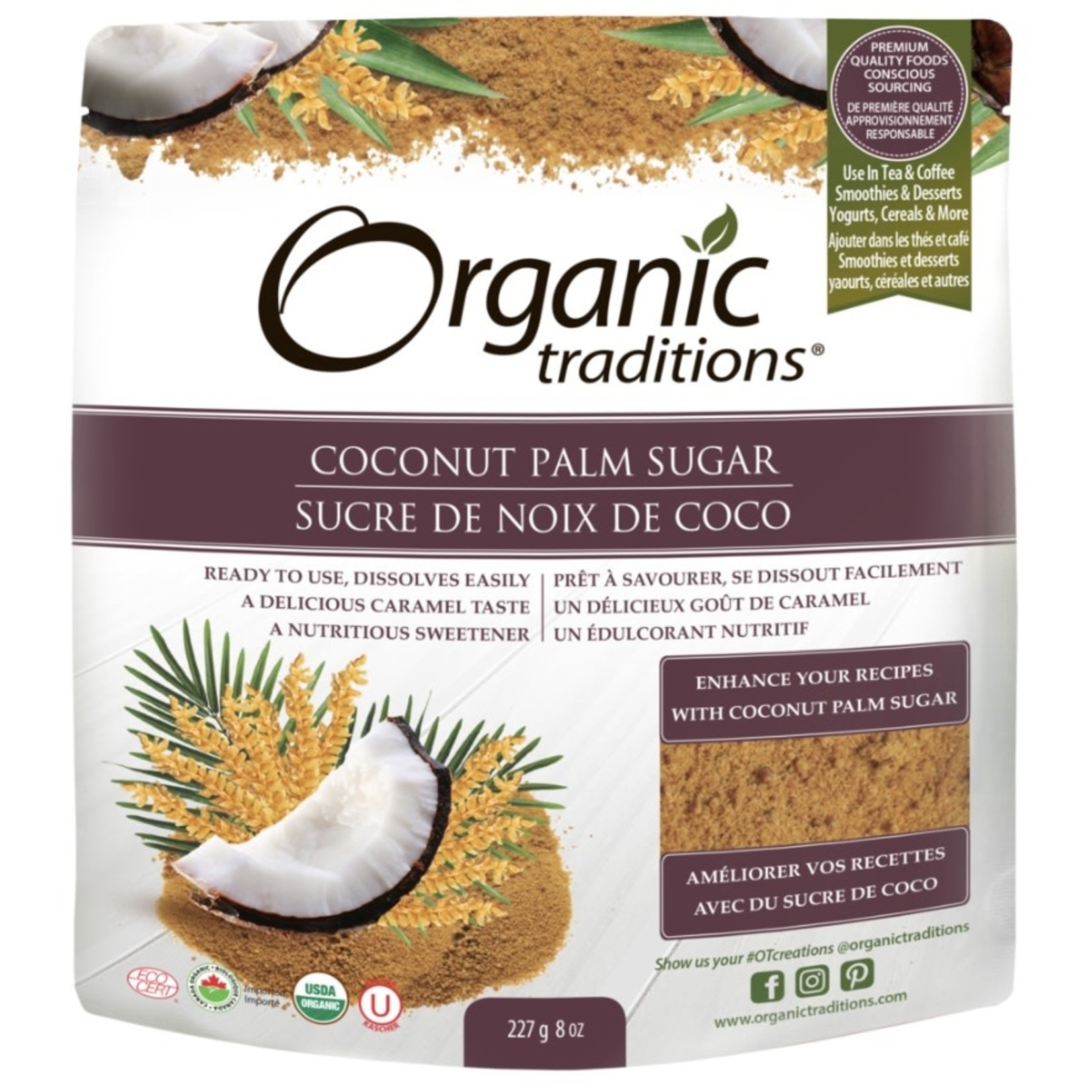 Organic Traditions Organic Traditions Coconut Palm Sugar 227g