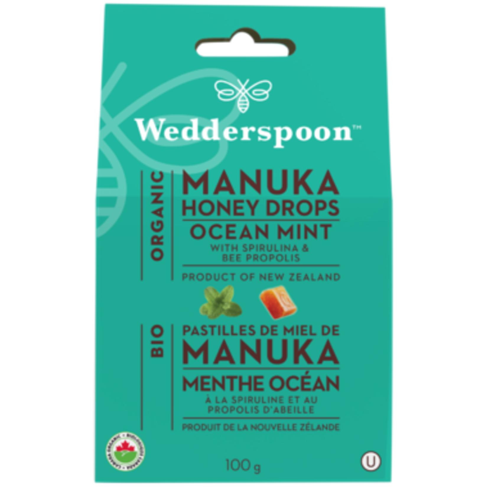 Wedderspoon Wedderspoon Manuka Honey Drops - Ocean Mint