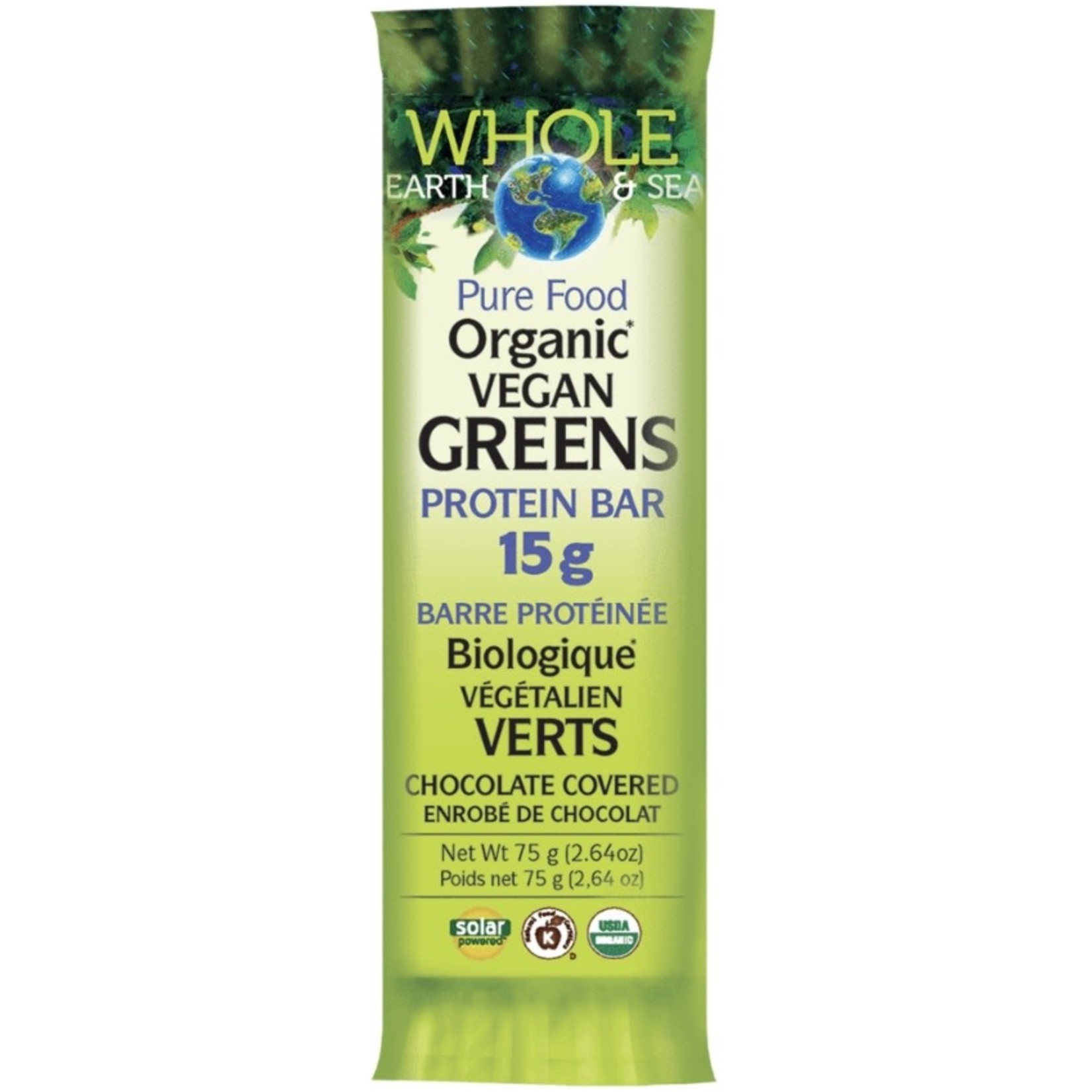 Whole Earth & Sea Whole Earth & Sea Vegan Greens Protein Bar