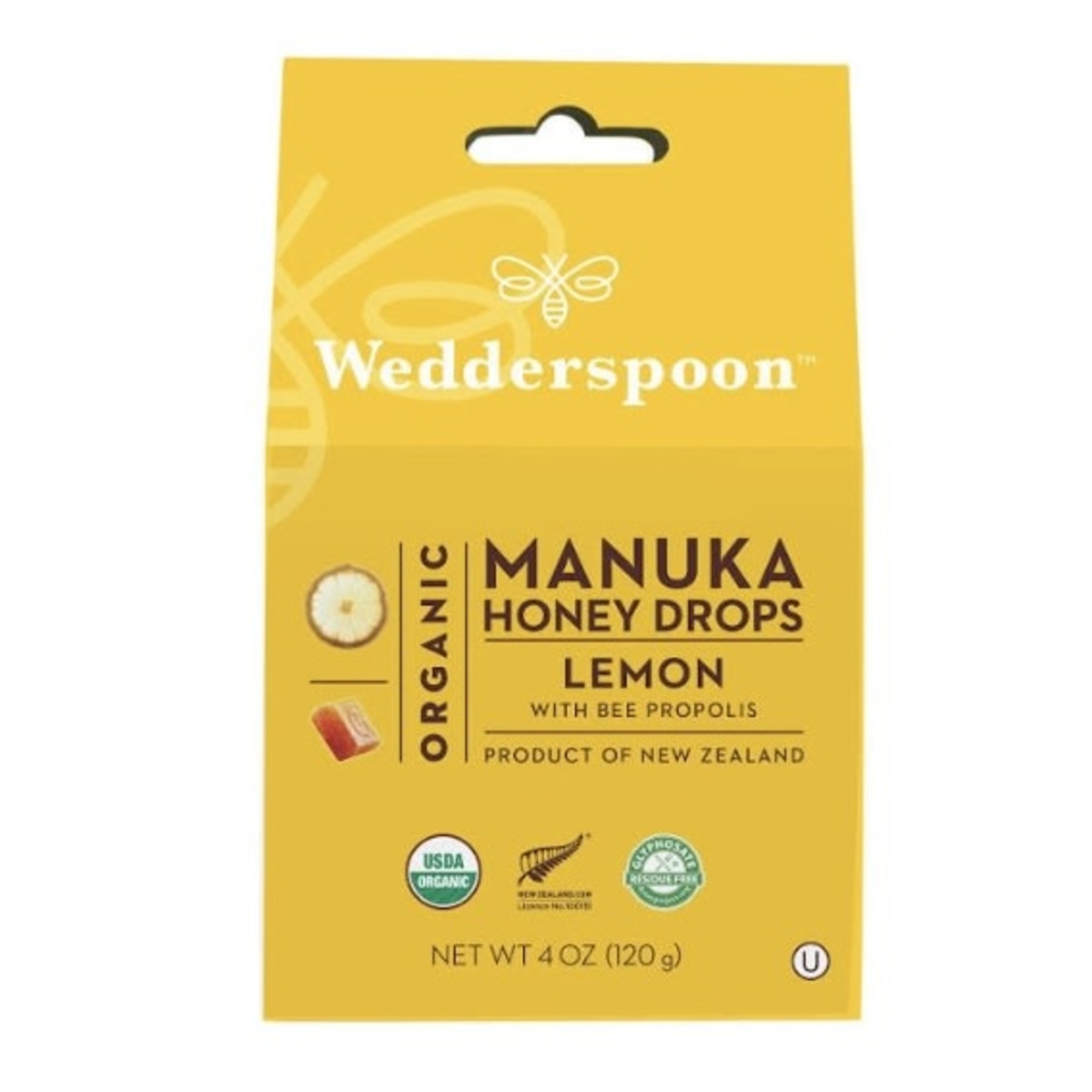 Wedderspoon Wedderspoon Manuka Honey Drops - Lemon