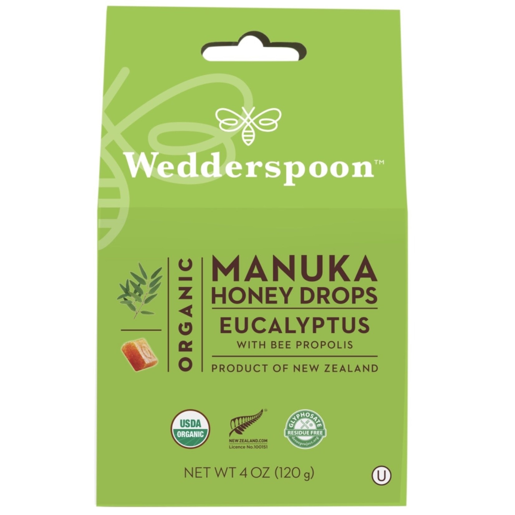 Wedderspoon Wedderspoon Manuka Honey Drops - Eucalyptus