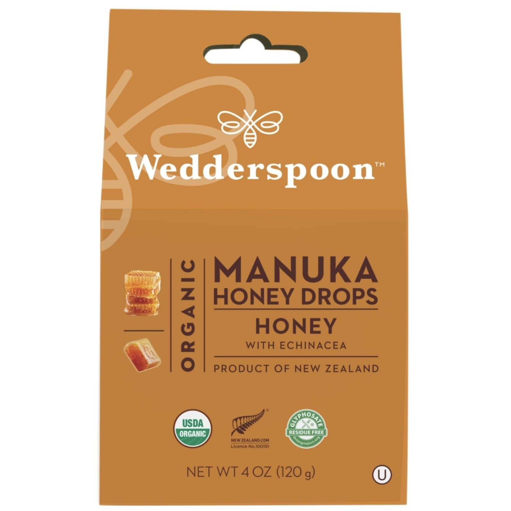 Wedderspoon Wedderspoon Manuka Honey Drops - Honey