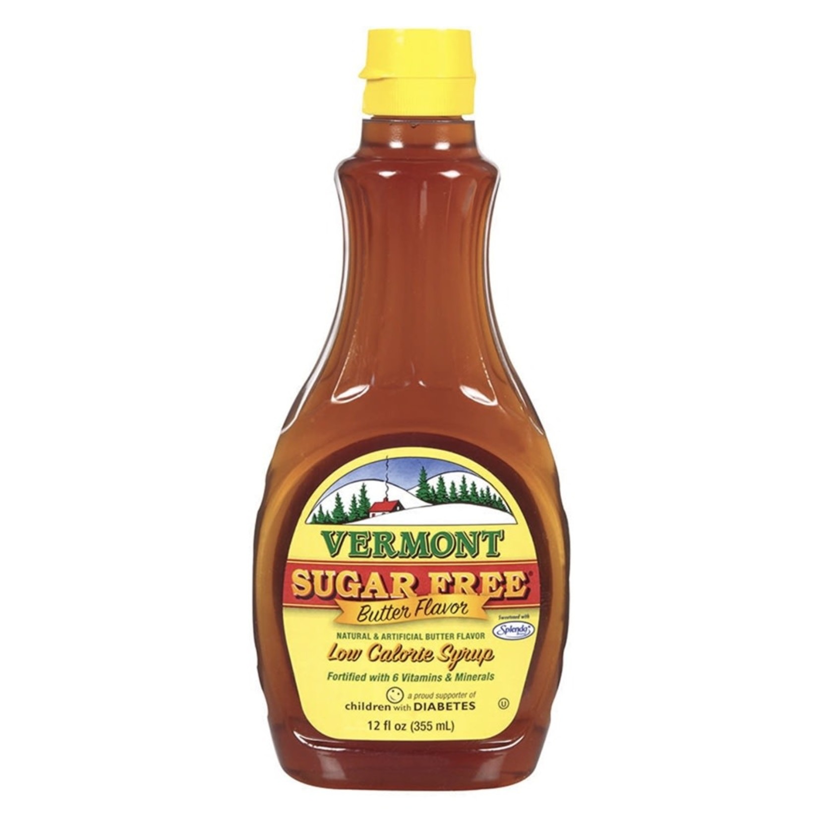 Vermont Sugar Free Vermont Sugar Free Butter Flavour Low Calorie Syrup 355ml
