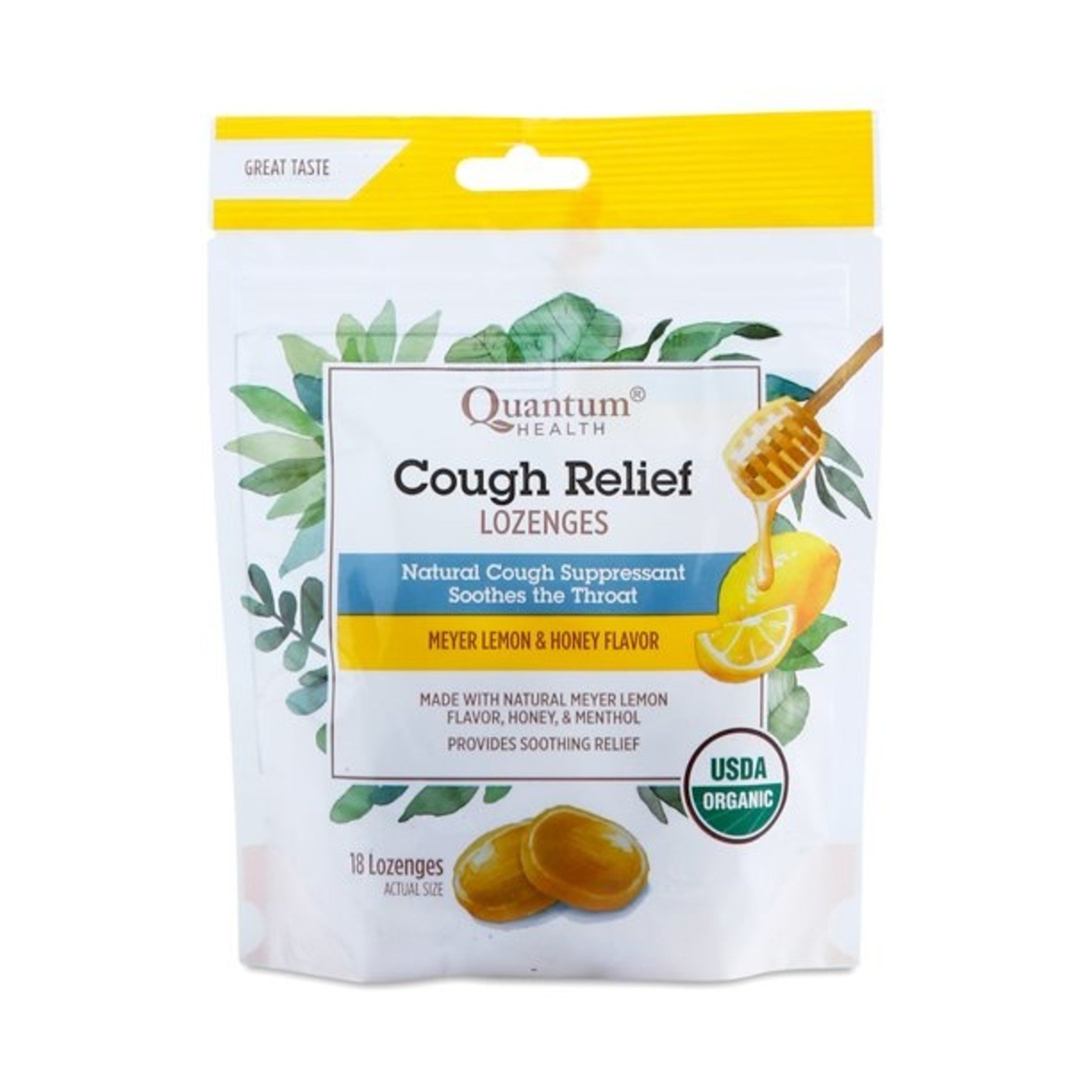 Quantum Health Quantum Health Cough Relief Lemon 18ct