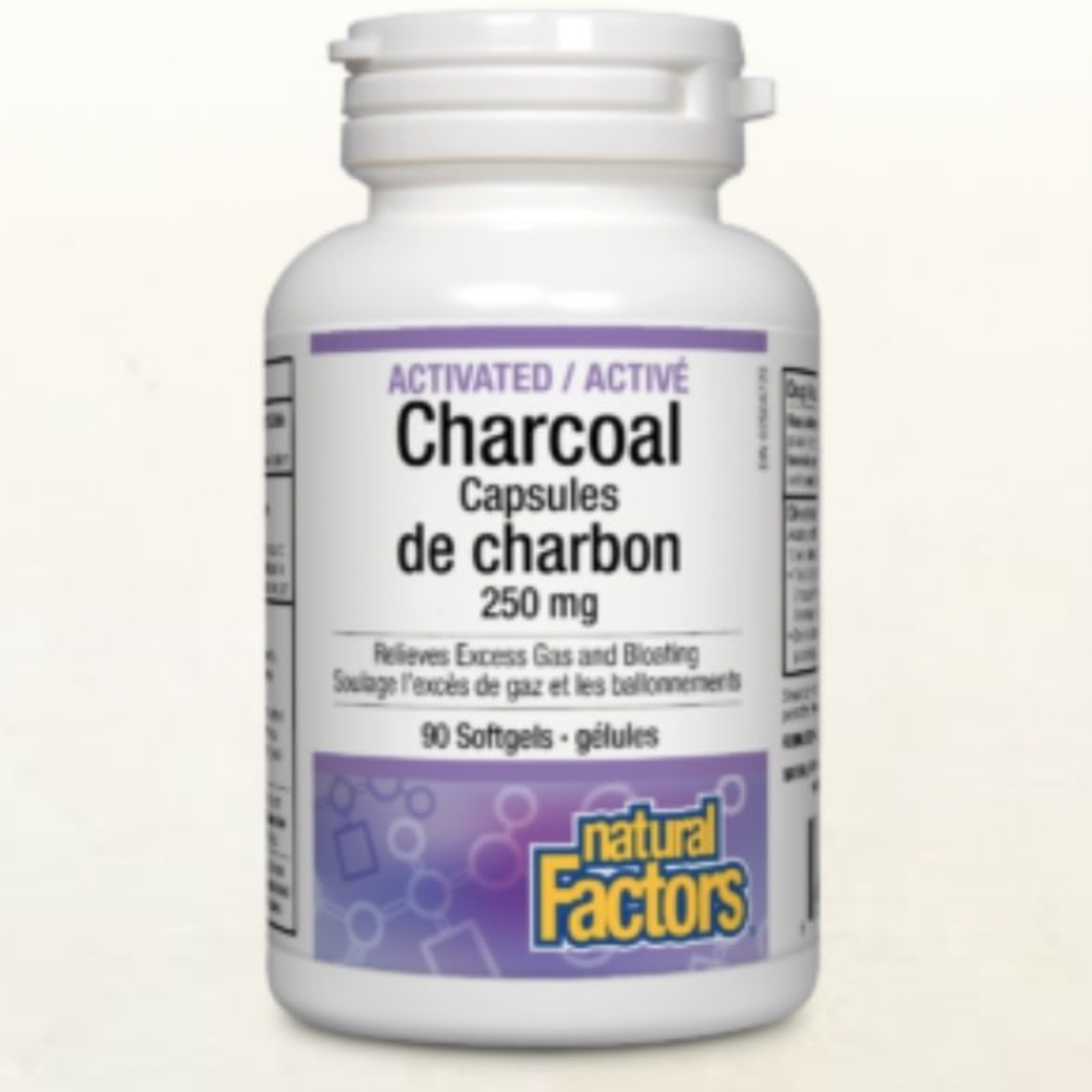 Natural Factors Natural Factors Activated Charcoal 250mg 90 softgels