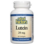 Natural Factors Natural Factors Lutein 20mg 60 softgels