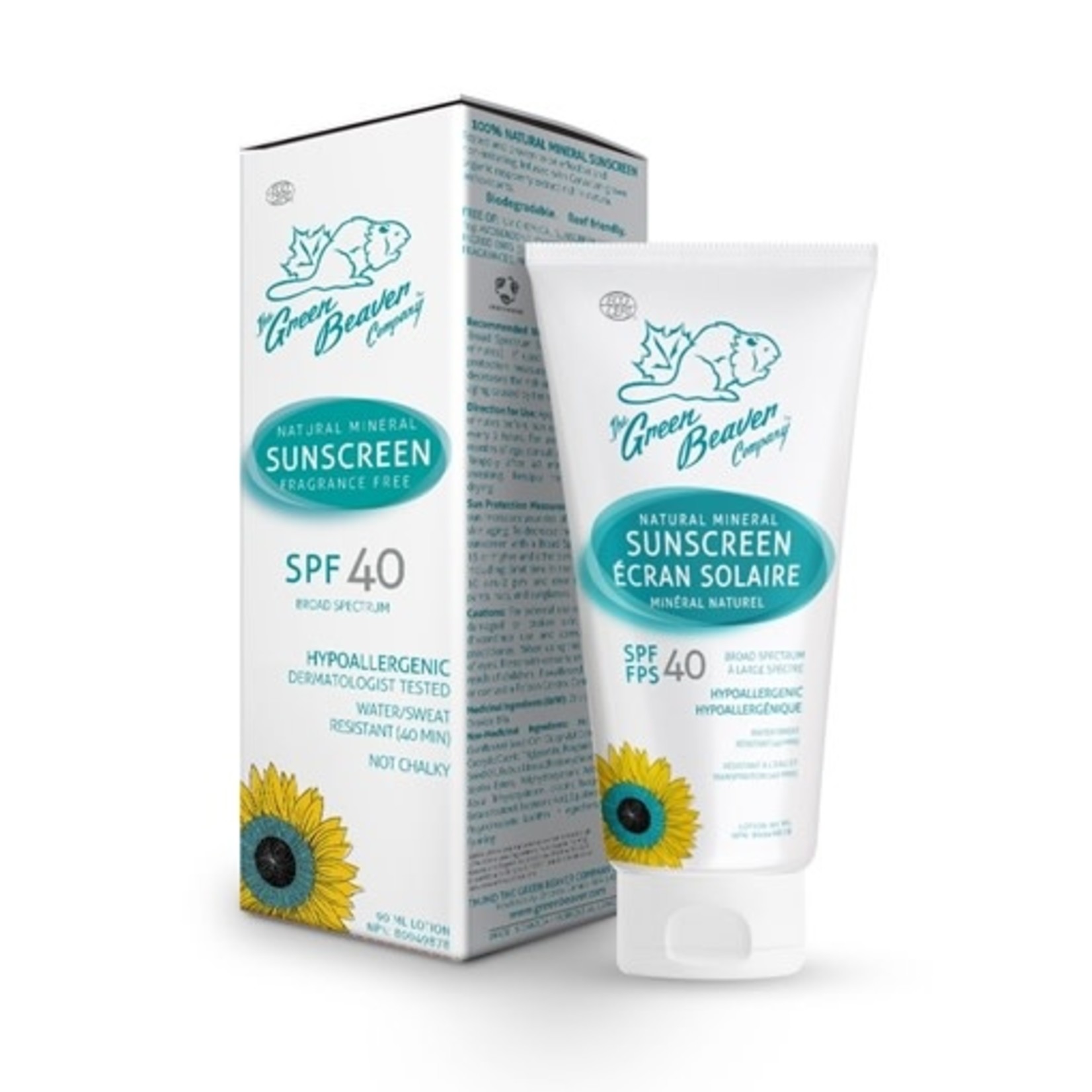 Green Beaver The Green Beaver SPF40 Adult Sunscreen 90ml