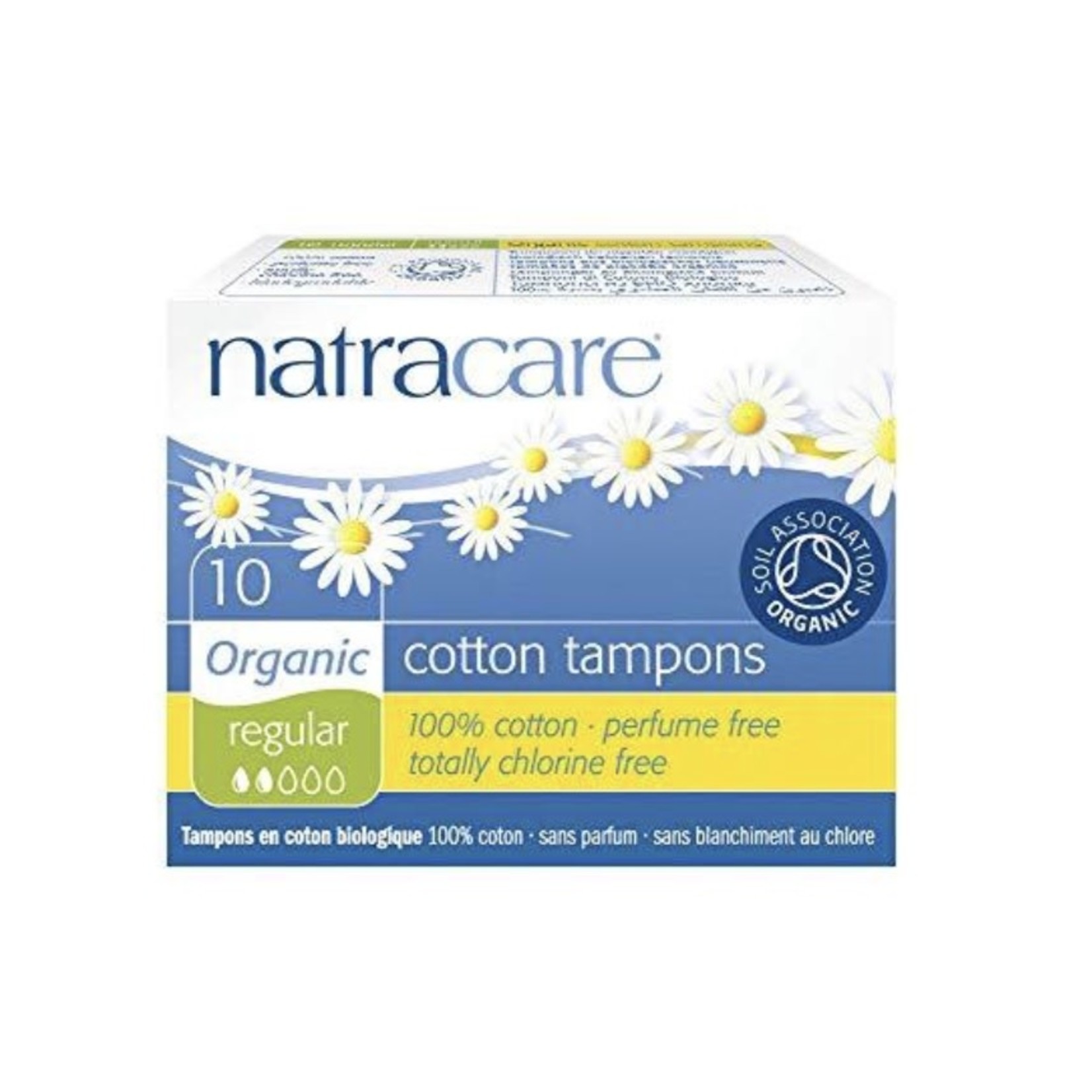 Natracare Natracare Organic Cotton Tampons 10 Pack Regular