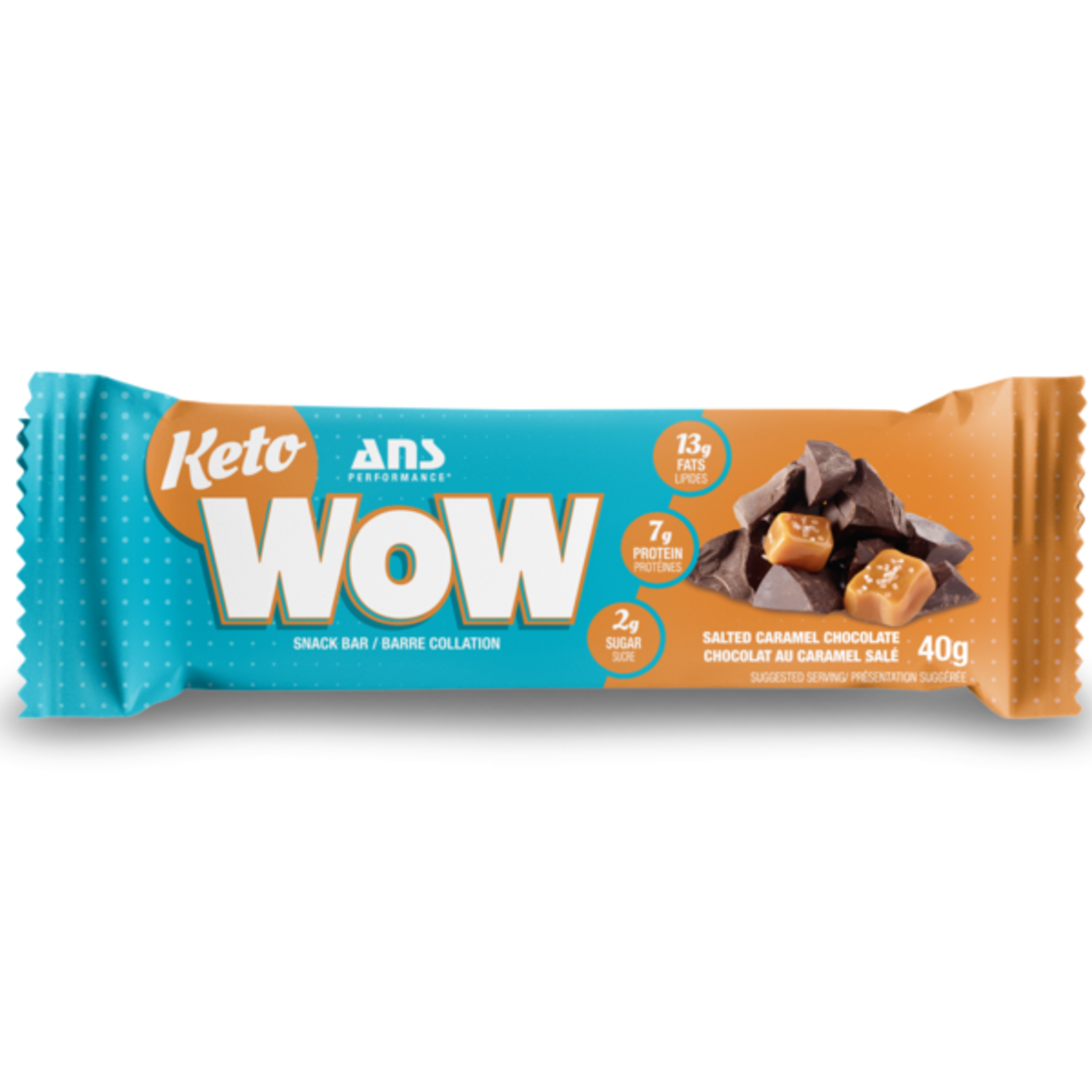 ANS ANS Keto WOW Salted Caramel Chocolate Bar