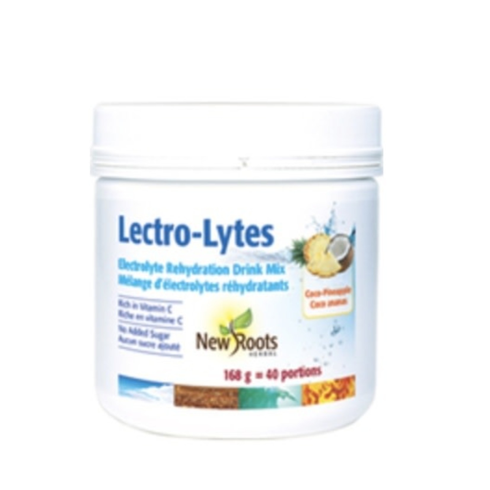 New Roots New Roots Lectro-Lytes Coco-Pineapple 168g