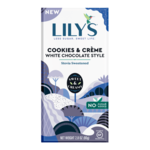 Lily's Sweets Lily’s White Chocolate Style Cookies and Cream Bar