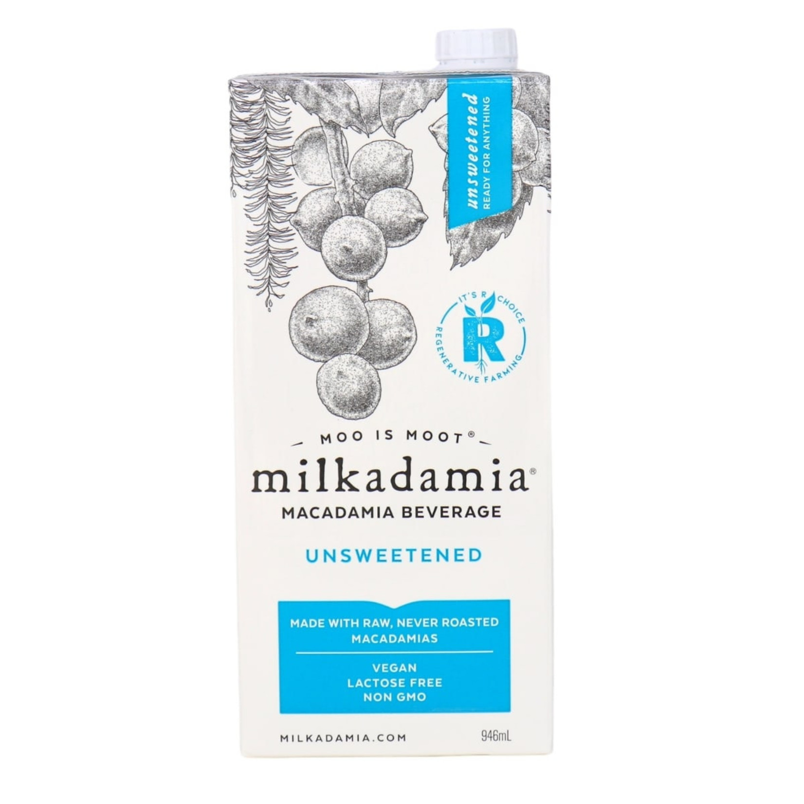 Milkadamia Milkadamia  Unsweetened Plant Based 946 ml