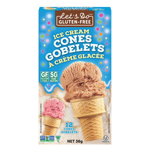 Let’s Do Gluten Free Ice Cream Cones 360g Lemon & Lime Health Shoppe