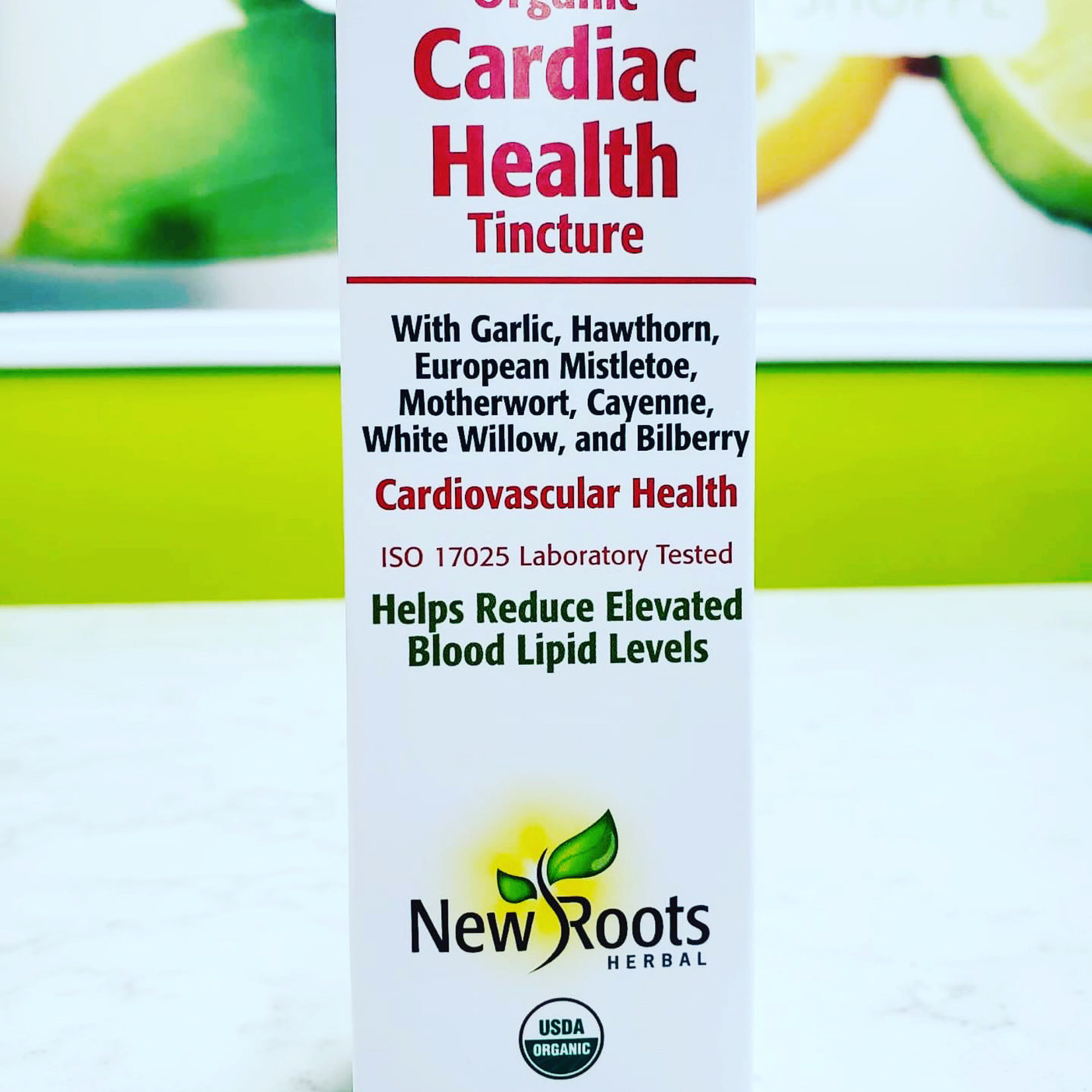 New Roots Organic Cardiac Health Tincture 100ml