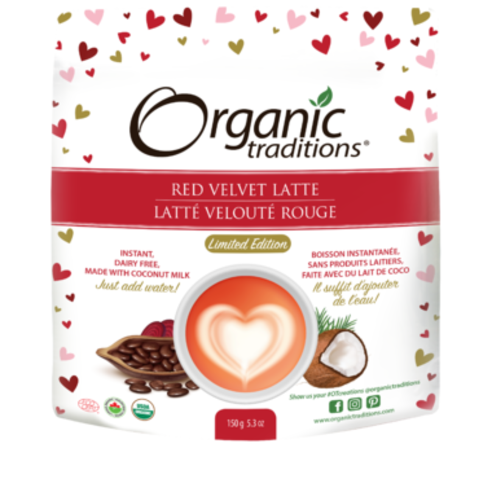 Organic Traditions Organic Traditions Red Velvet Latte 150g