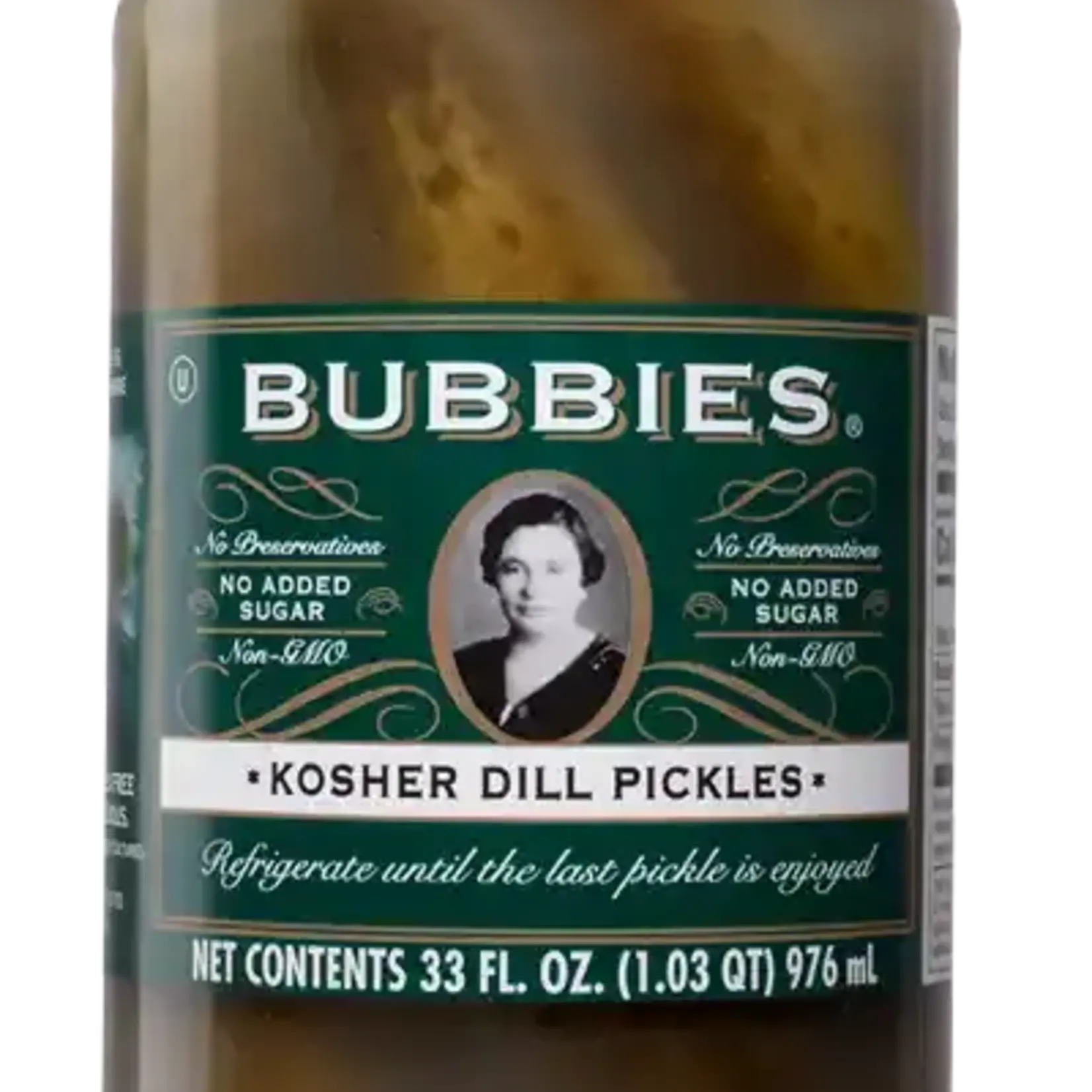 Bubbies Kosher Dill Pickles 1 litre