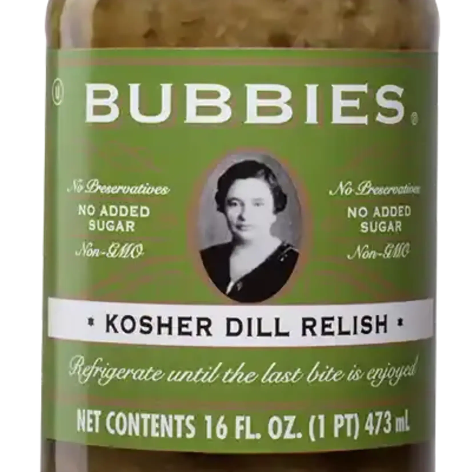 Bubbies  Kosher Dill Relish 500ml