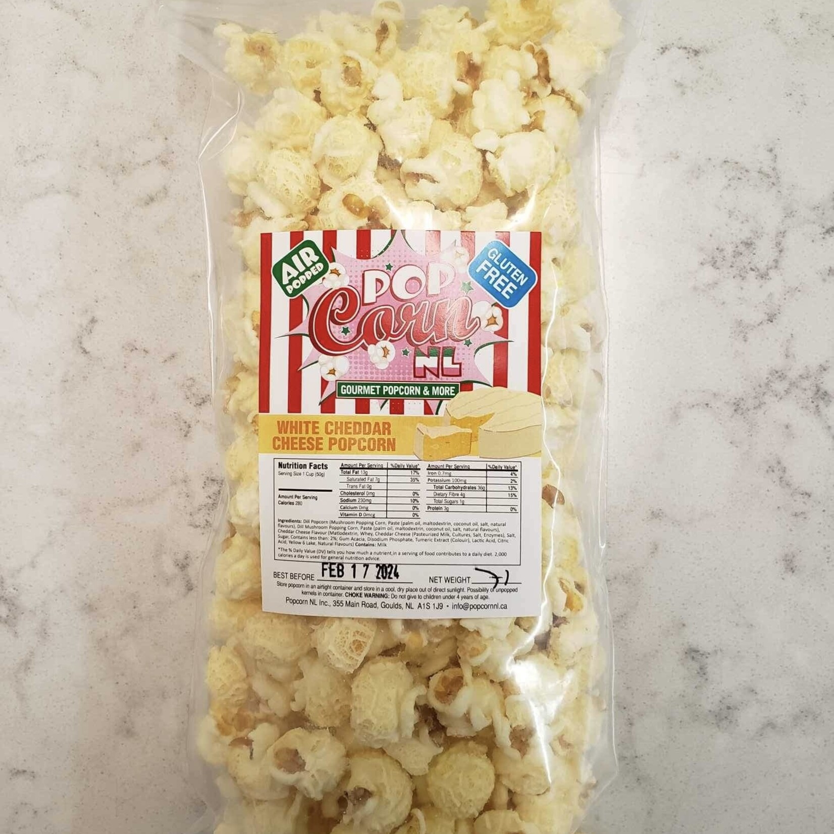 Popcorn NL   White Cheddar Cheese Popcorn