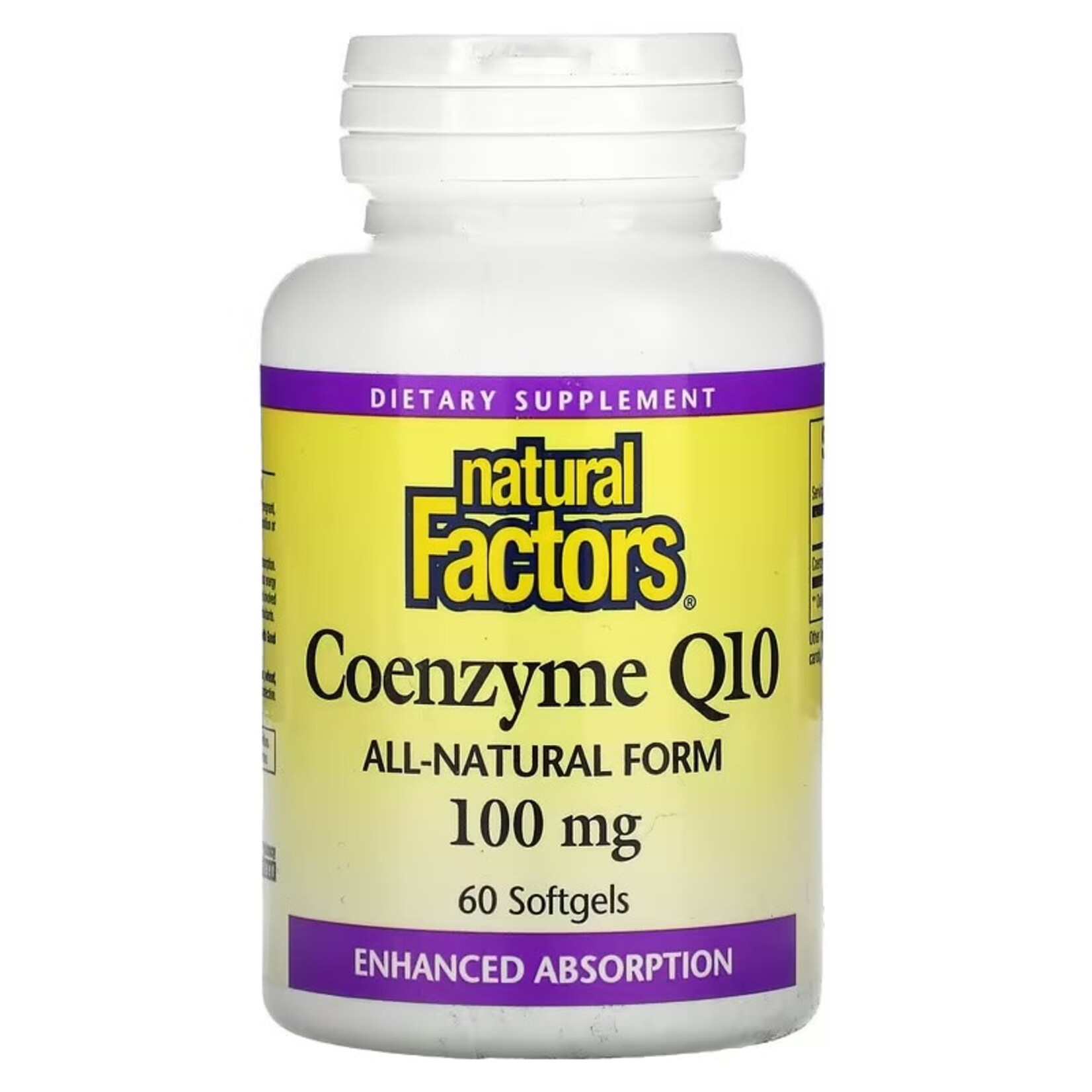 Natural Factors Coenzyme 100mg 60 caps